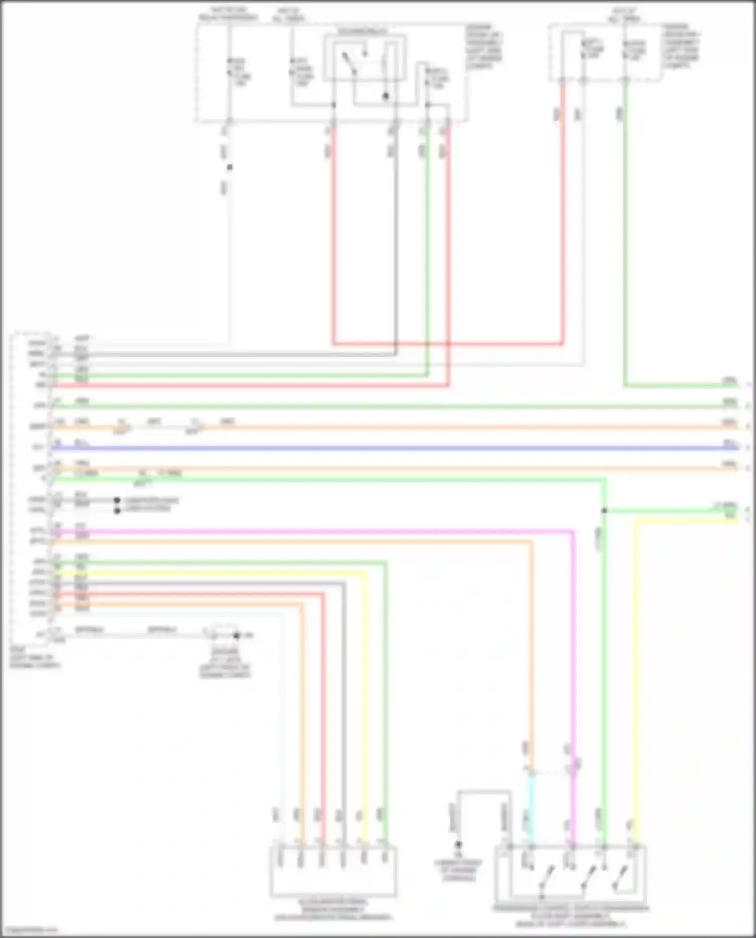 Wiring diagram accelerator pedal sensor assembly for Toyota Highlander III facelift (2016-2019) (1 of 7)