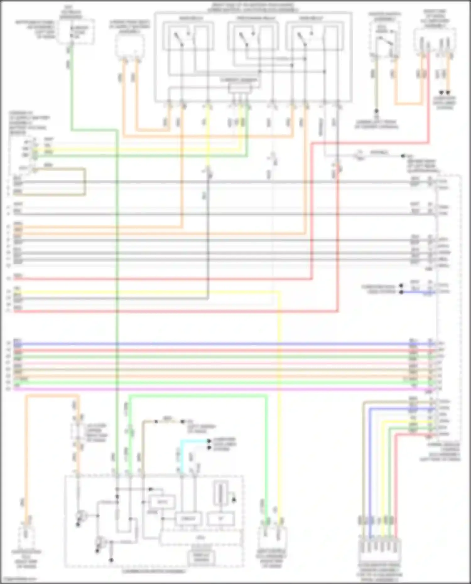 Wiring diagram accelerator pedal sensor assembly for Toyota Highlander III facelift (2016-2019) (2 of 7)