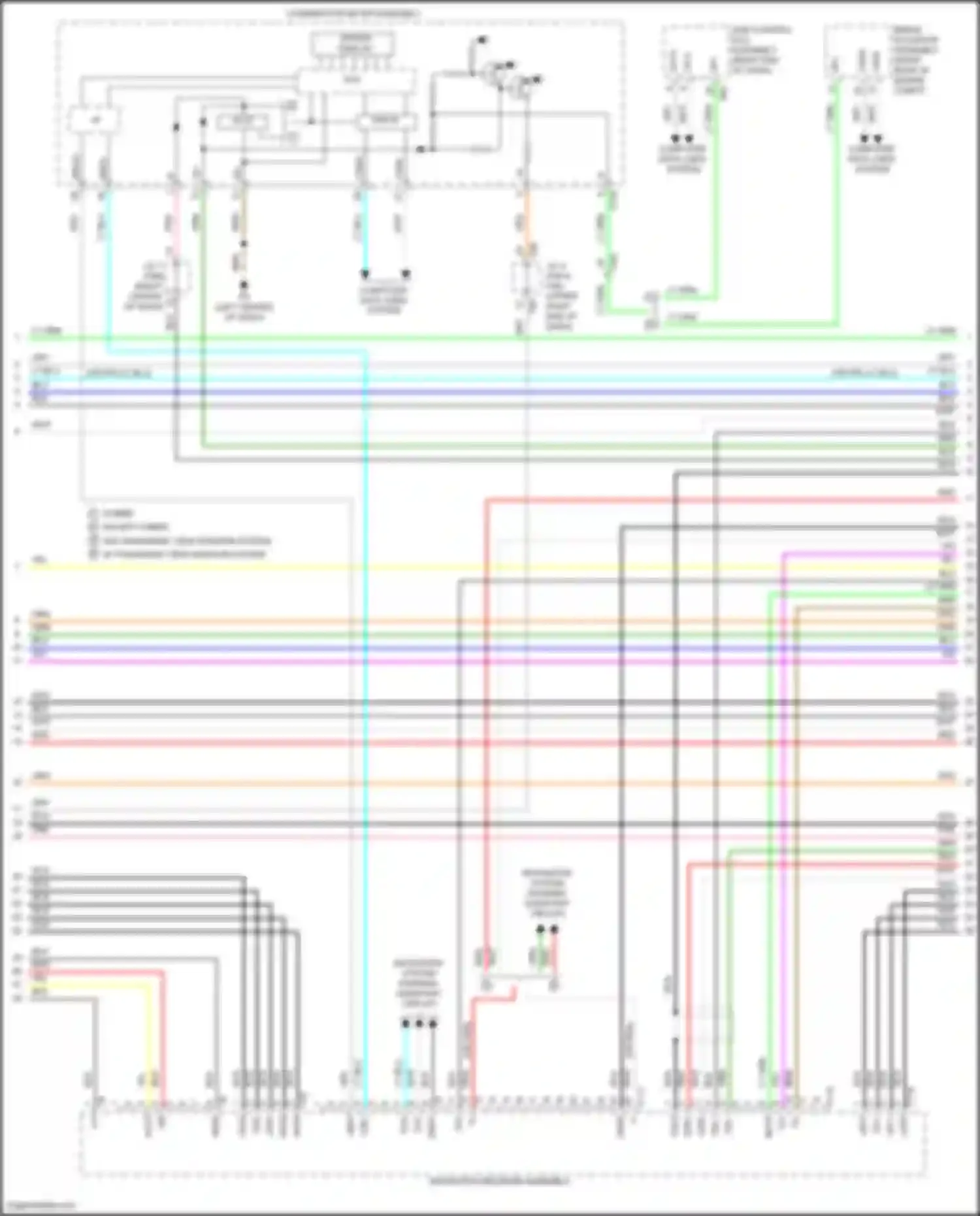 Wiring diagram combination meter assembly for Toyota Highlander III facelift (2016-2019) (7 of 60)
