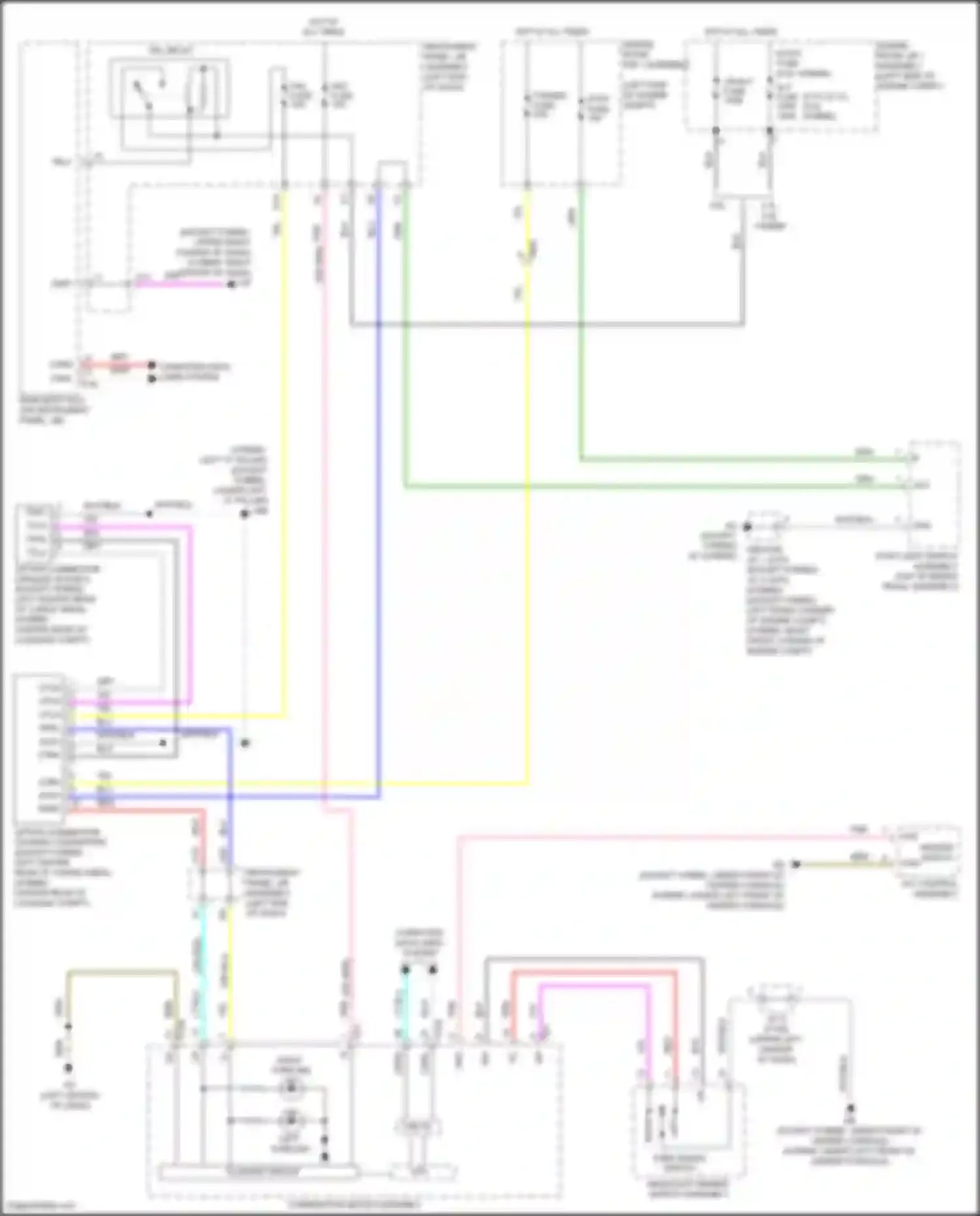 Wiring diagram combination meter assembly for Toyota Highlander III facelift (2016-2019) (20 of 60)