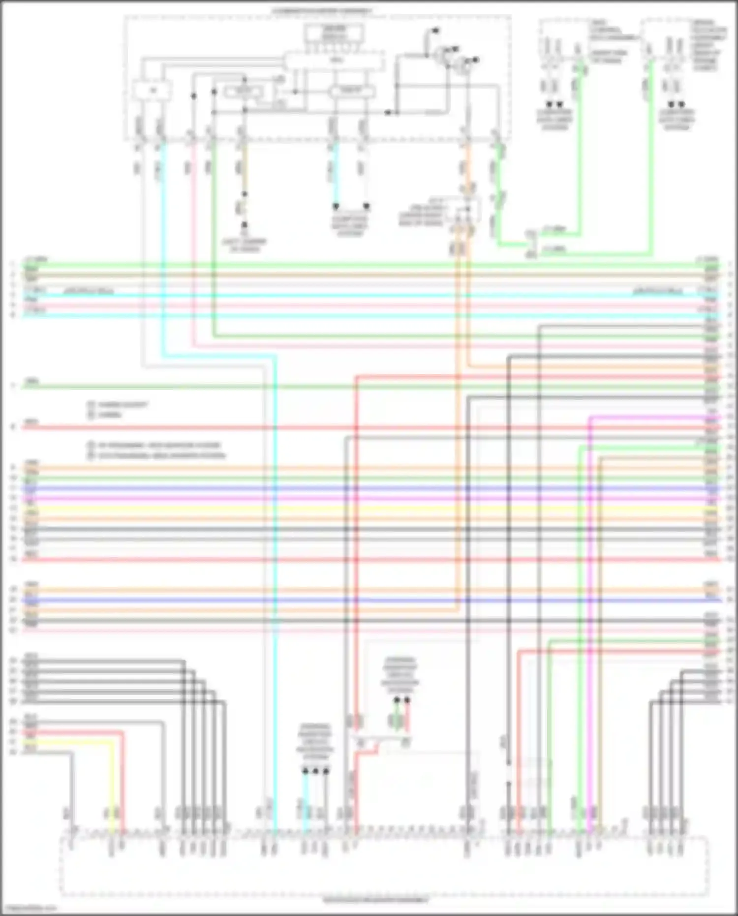 Wiring diagram combination meter assembly for Toyota Highlander III facelift (2016-2019) (6 of 60)