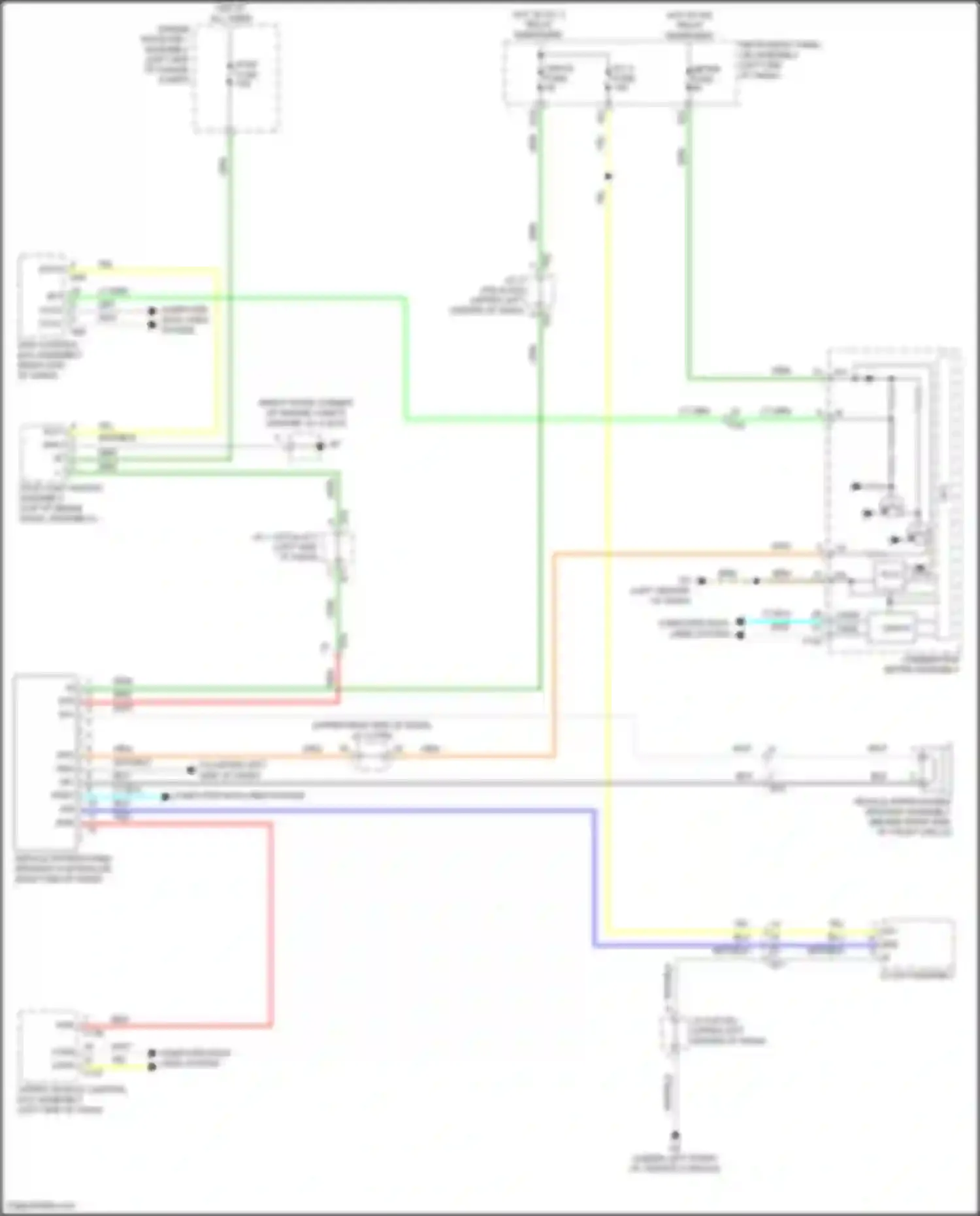 Wiring diagram combination meter assembly for Toyota Highlander III facelift (2016-2019) (10 of 60)