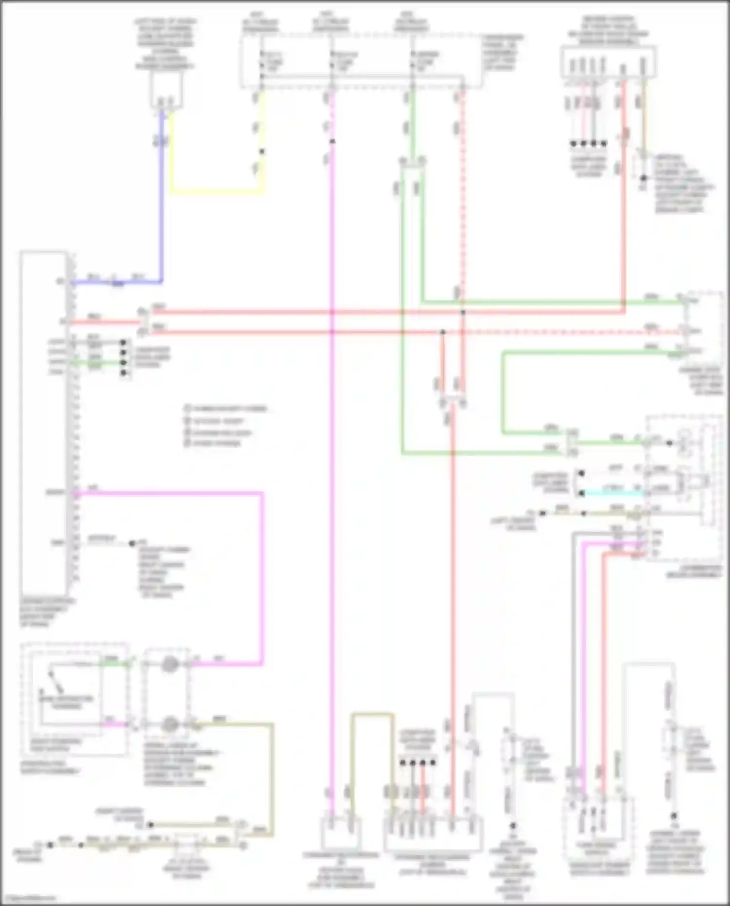 Wiring diagram combination meter assembly for Toyota Highlander III facelift (2016-2019) (5 of 60)
