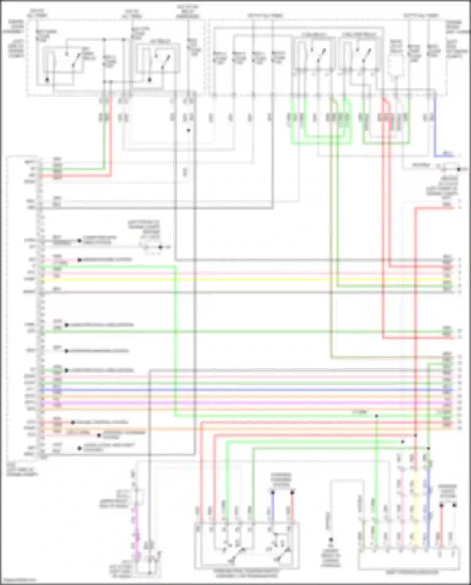 Wiring diagram computer data lines system for Toyota Highlander III facelift (2016-2019) (132 of 141)