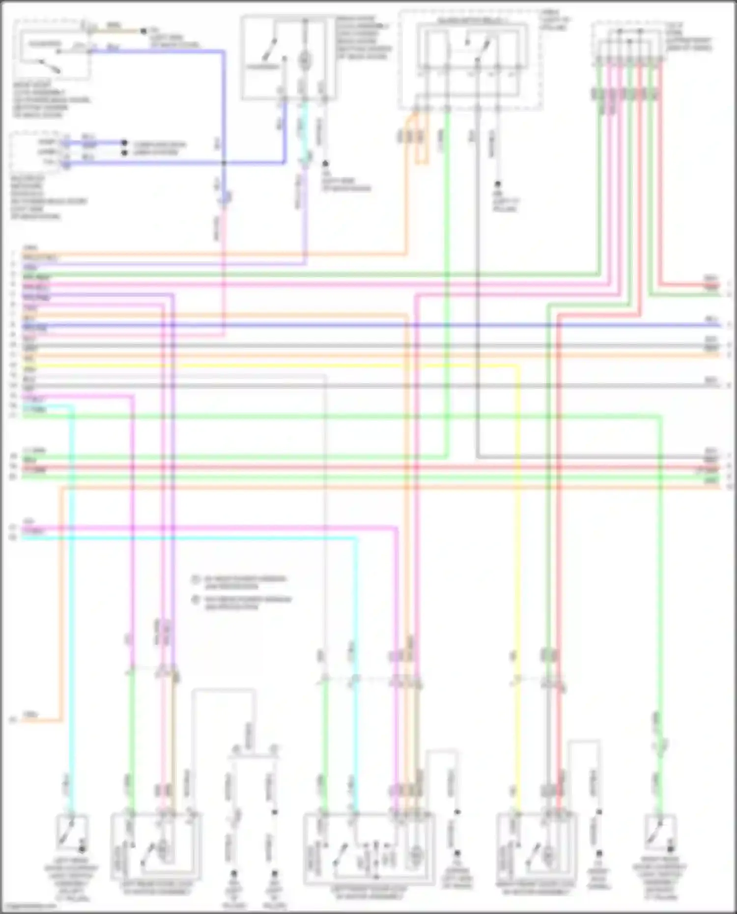 Wiring diagram computer data lines system for Toyota Highlander III facelift (2016-2019) (75 of 141)
