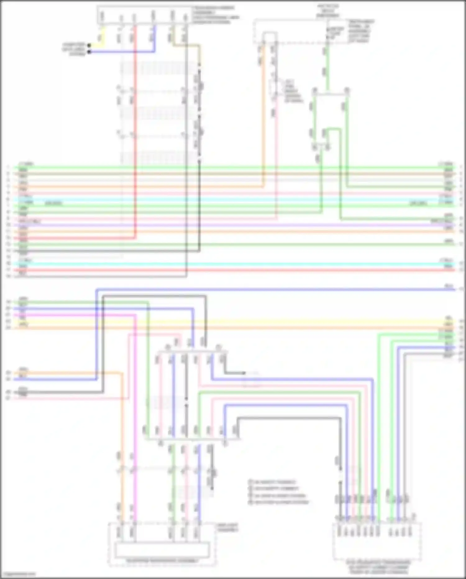 Wiring diagram computer data lines system for Toyota Highlander III facelift (2016-2019) (24 of 141)