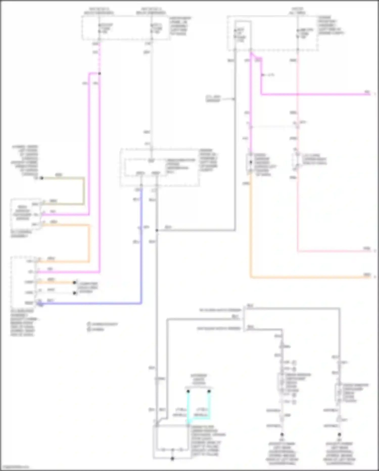 Wiring diagram computer data lines system for Toyota Highlander III facelift (2016-2019) (7 of 141)