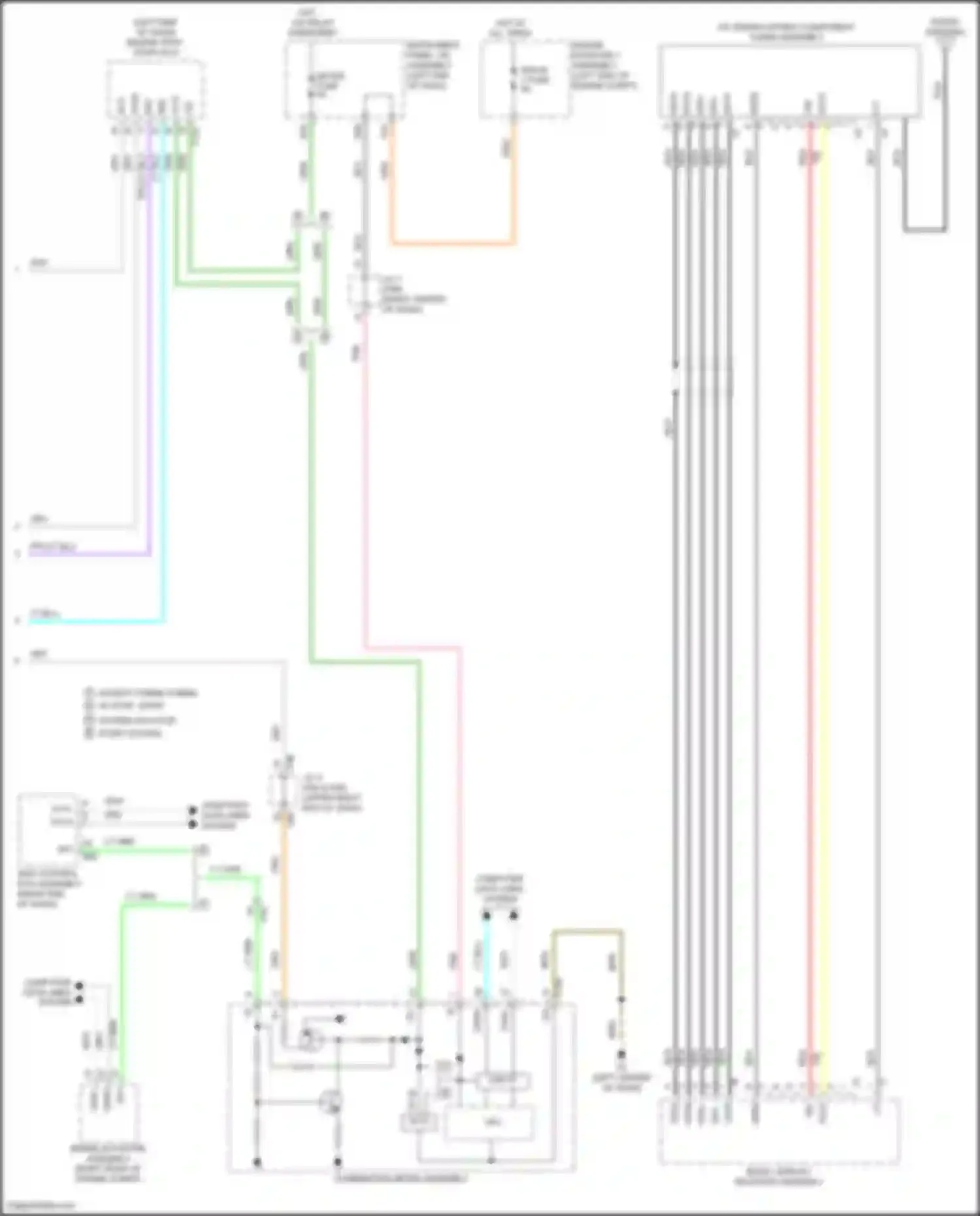 Wiring diagram computer data lines system for Toyota Highlander III facelift (2016-2019) (88 of 141)