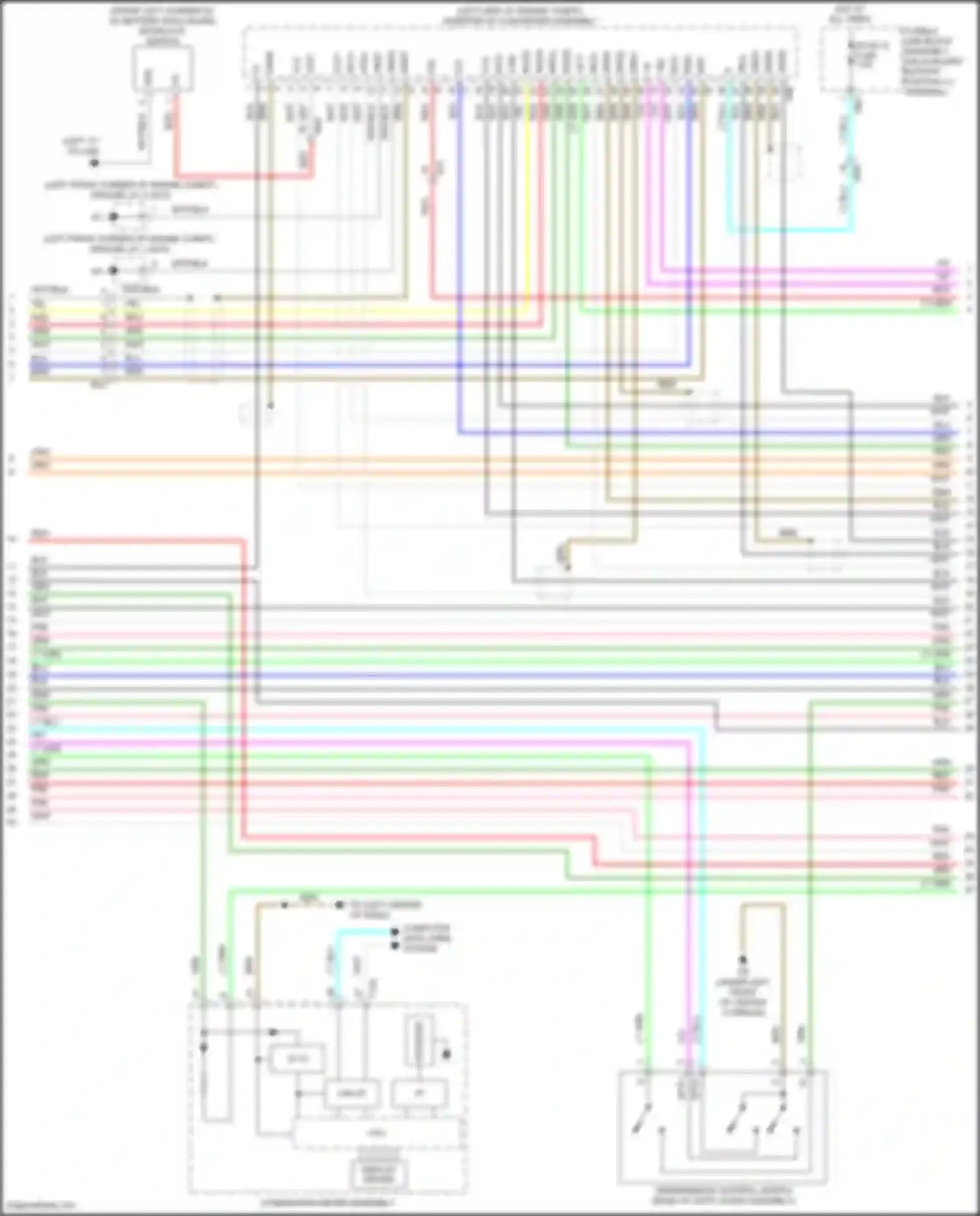Wiring diagram computer data lines system for Toyota Highlander III facelift (2016-2019) (138 of 141)