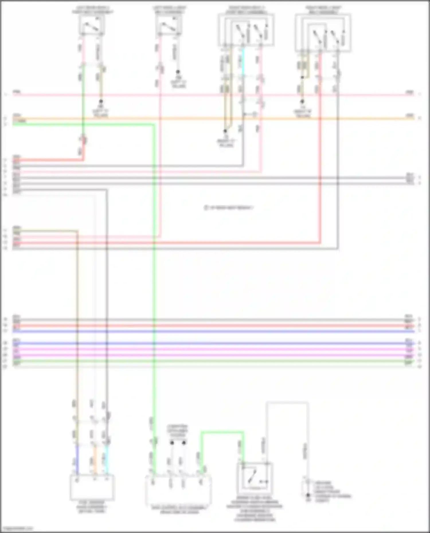 Wiring diagram computer data lines system for Toyota Highlander III facelift (2016-2019) (106 of 141)