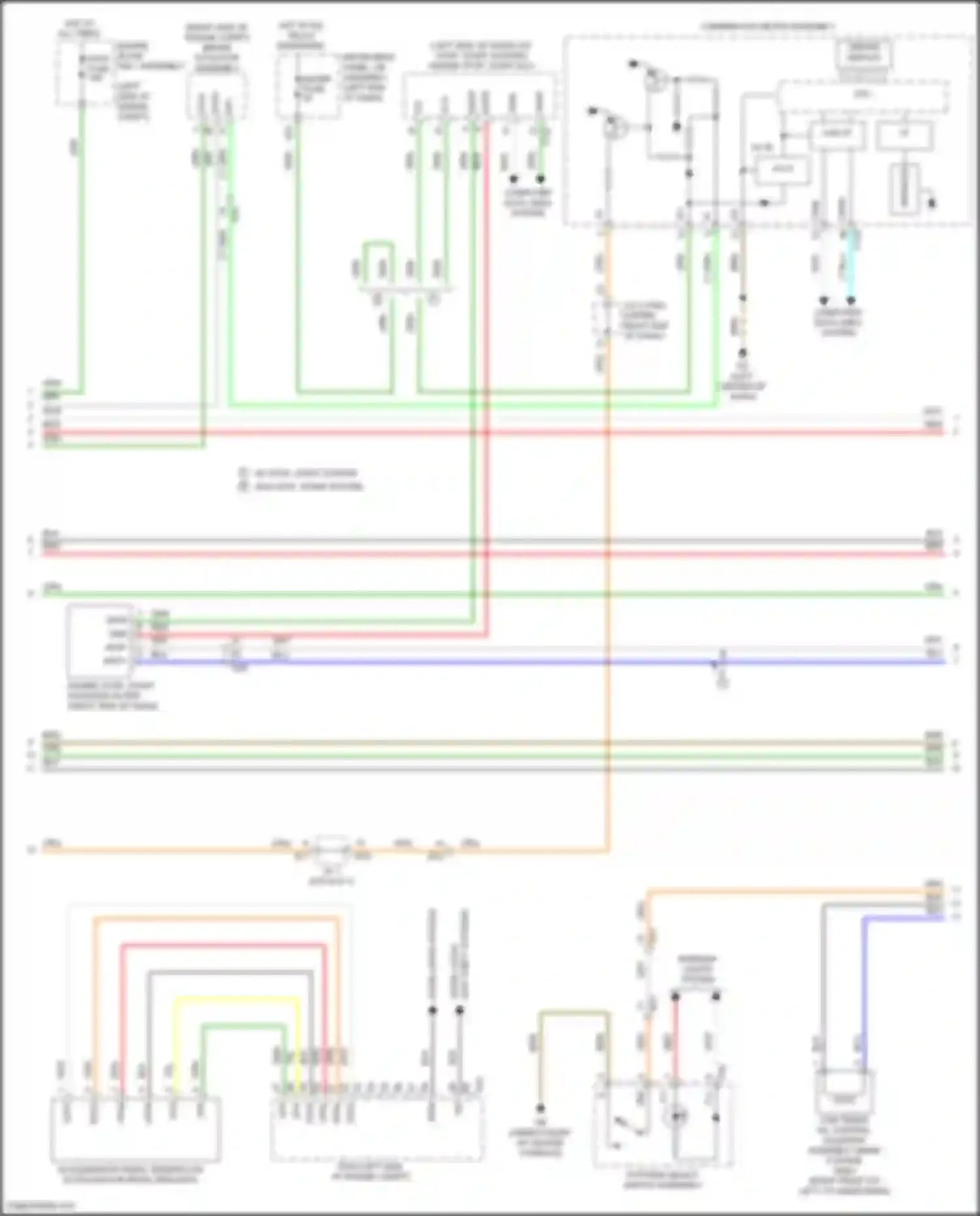 Wiring diagram computer data lines system for Toyota Highlander III facelift (2016-2019) (133 of 141)