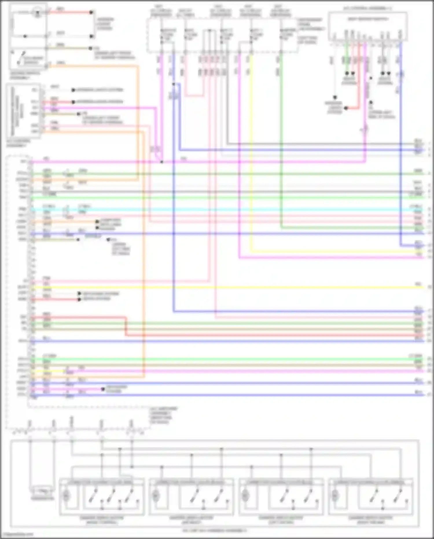 Wiring diagram defogger system for Toyota Highlander III facelift (2016-2019) (3 of 9)