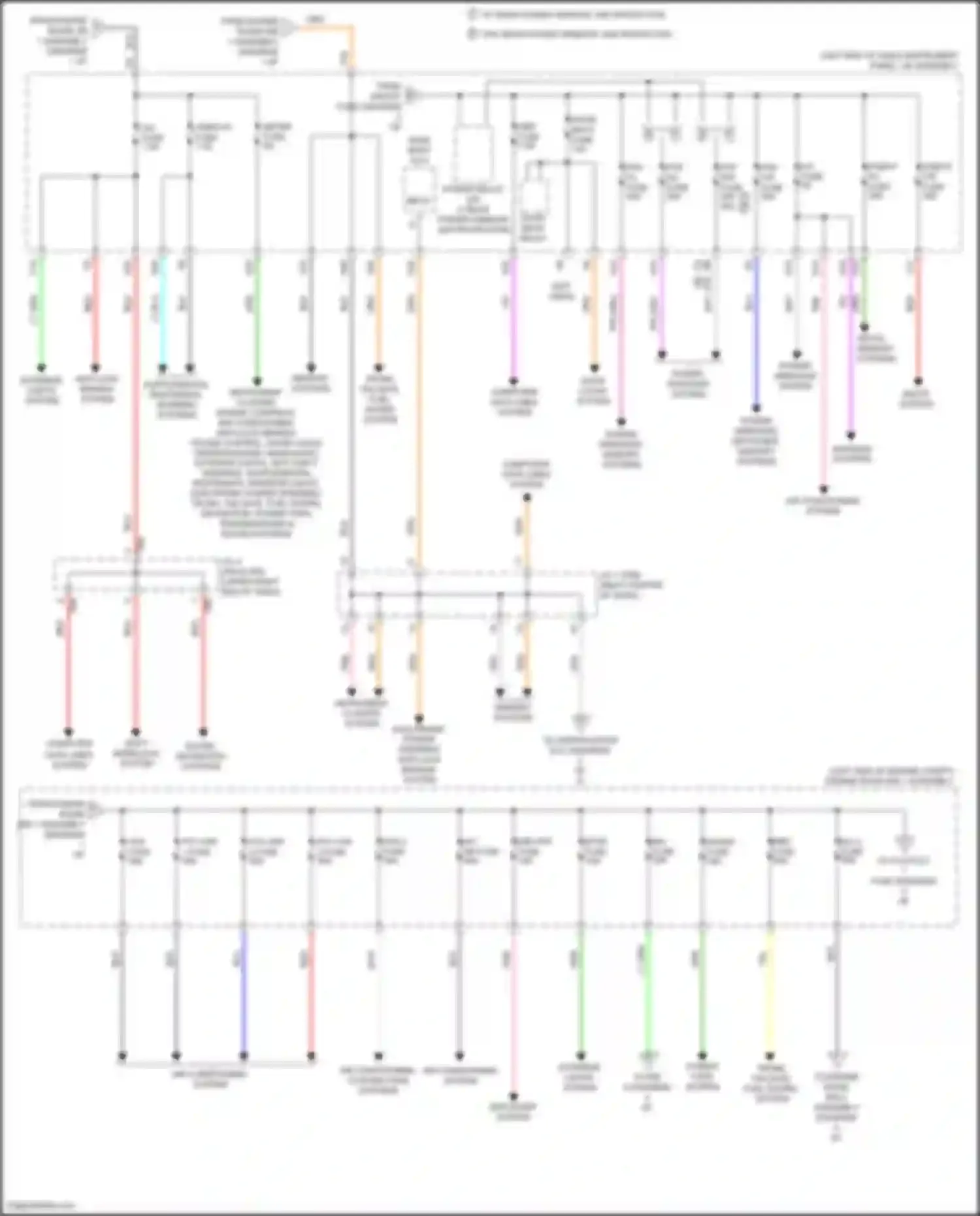 Wiring diagram defogger system for Toyota Highlander III facelift (2016-2019) (6 of 9)