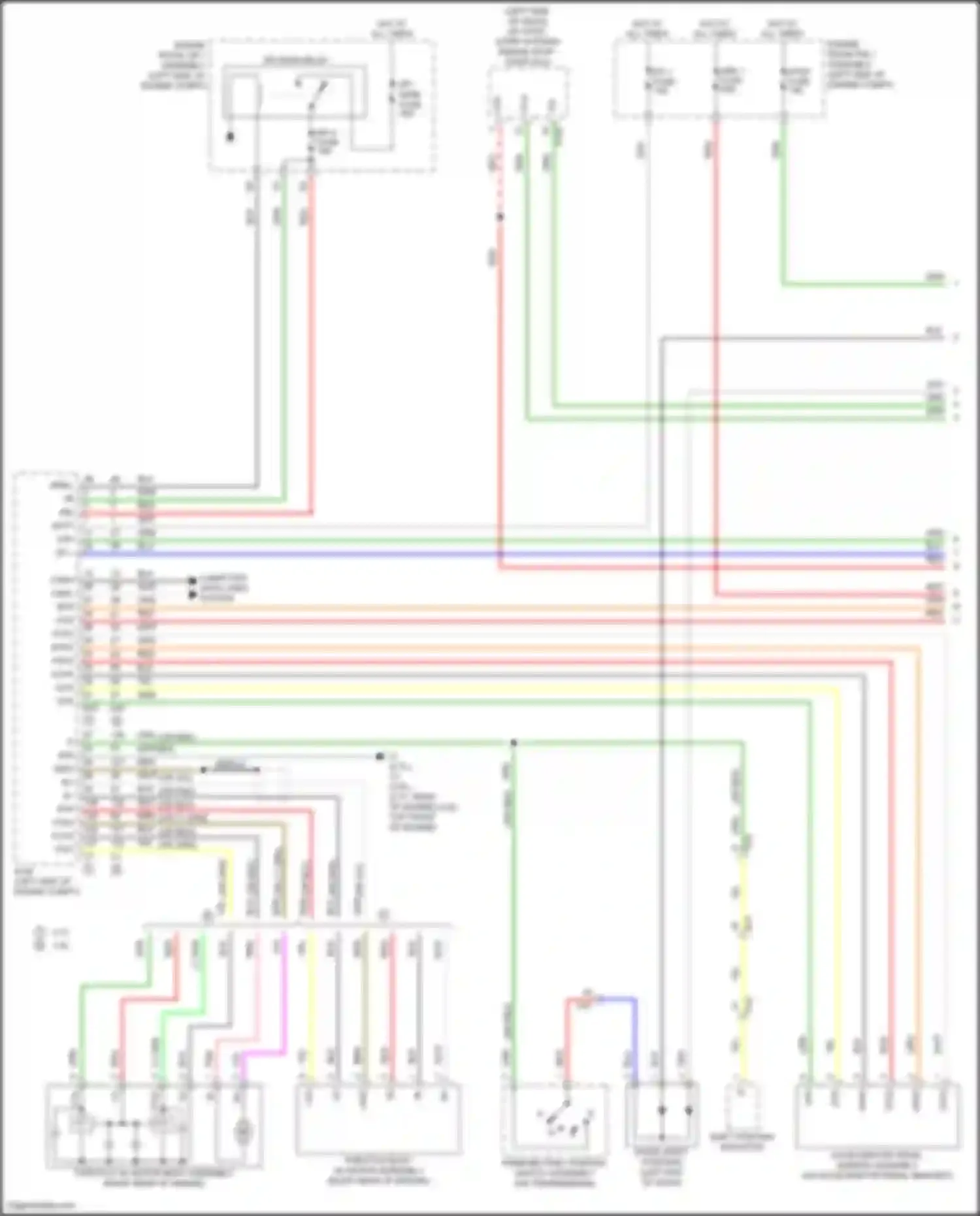 Wiring diagram efi main fuse for Toyota Highlander III facelift (2016-2019) (5 of 11)
