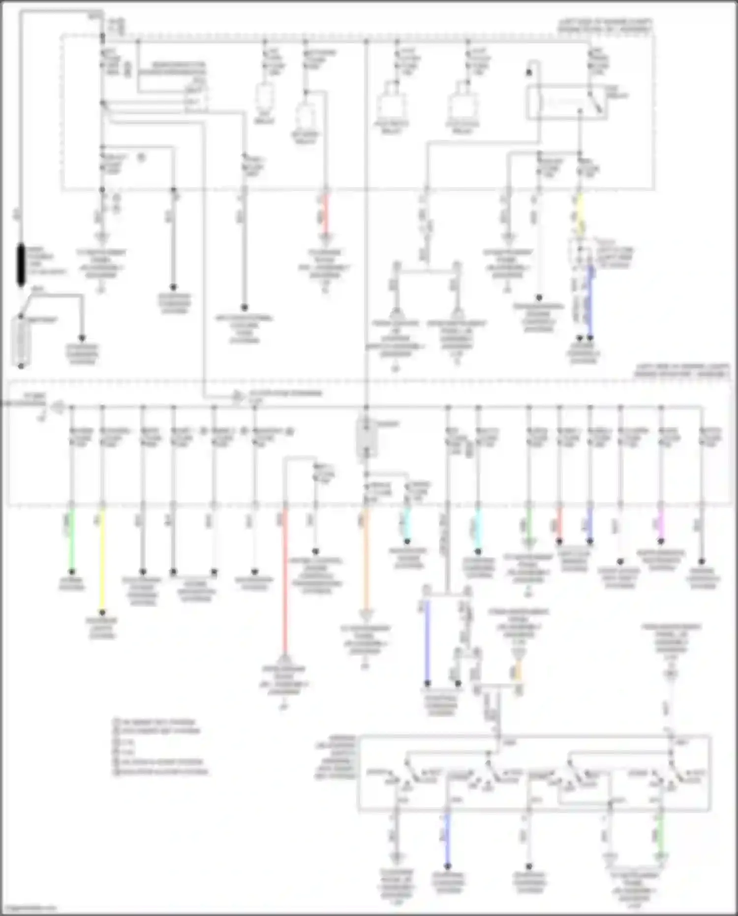 Wiring diagram efi main fuse for Toyota Highlander III facelift (2016-2019) (7 of 11)
