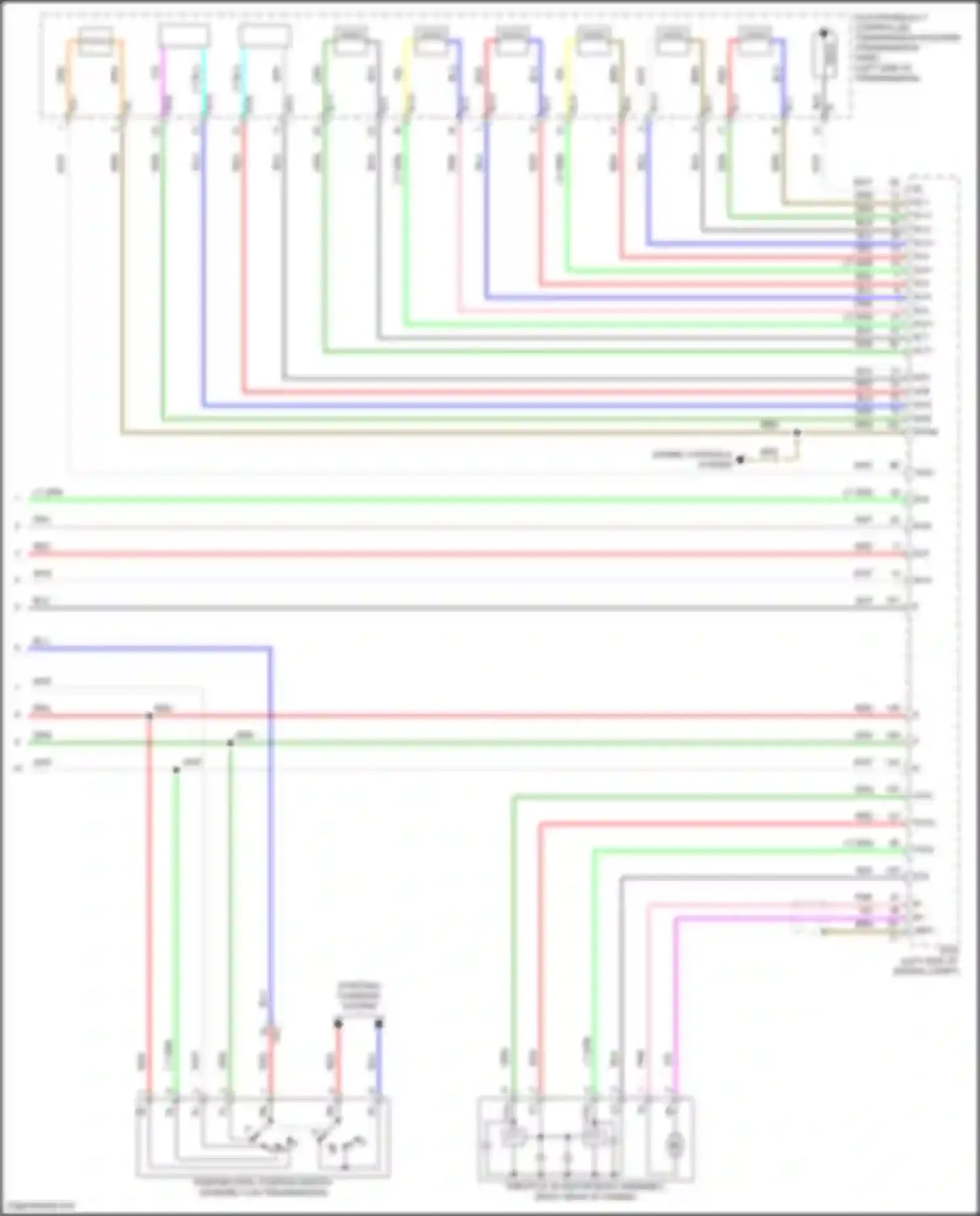 Wiring diagram engine controls system for Toyota Highlander III facelift (2016-2019) (2 of 6)