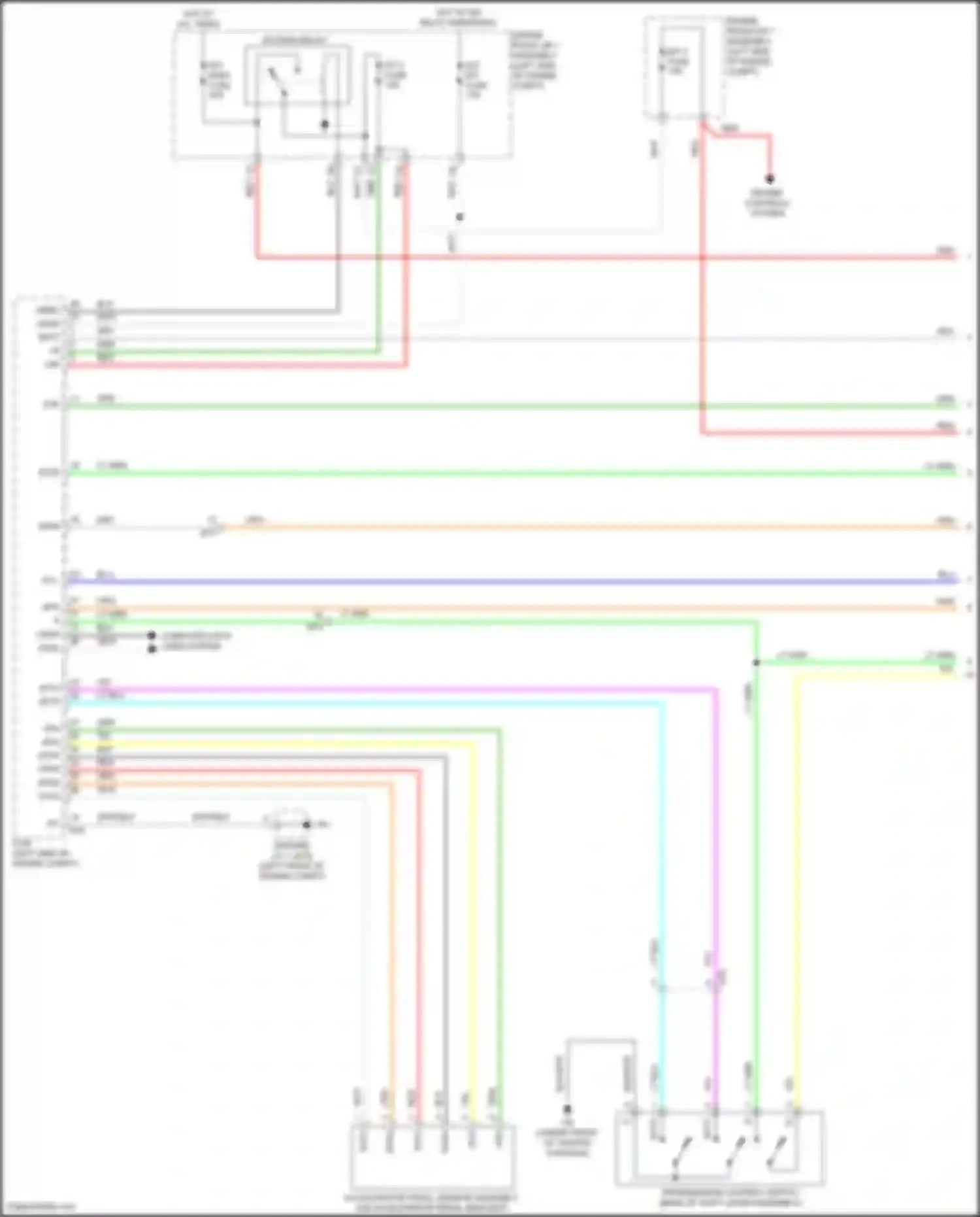 Wiring diagram engine controls system for Toyota Highlander III facelift (2016-2019) (1 of 6)