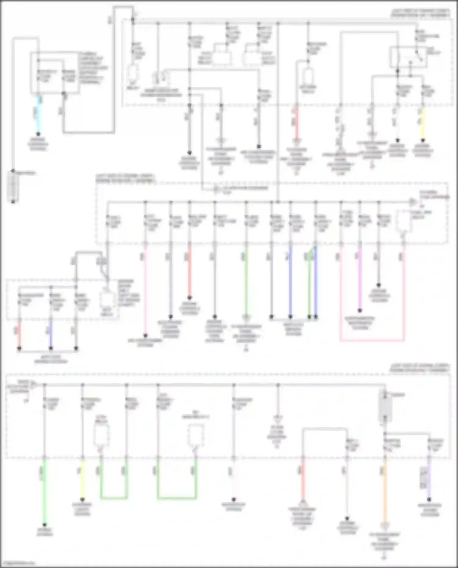 Wiring diagram engine controls system for Toyota Highlander III facelift (2016-2019) (4 of 6)