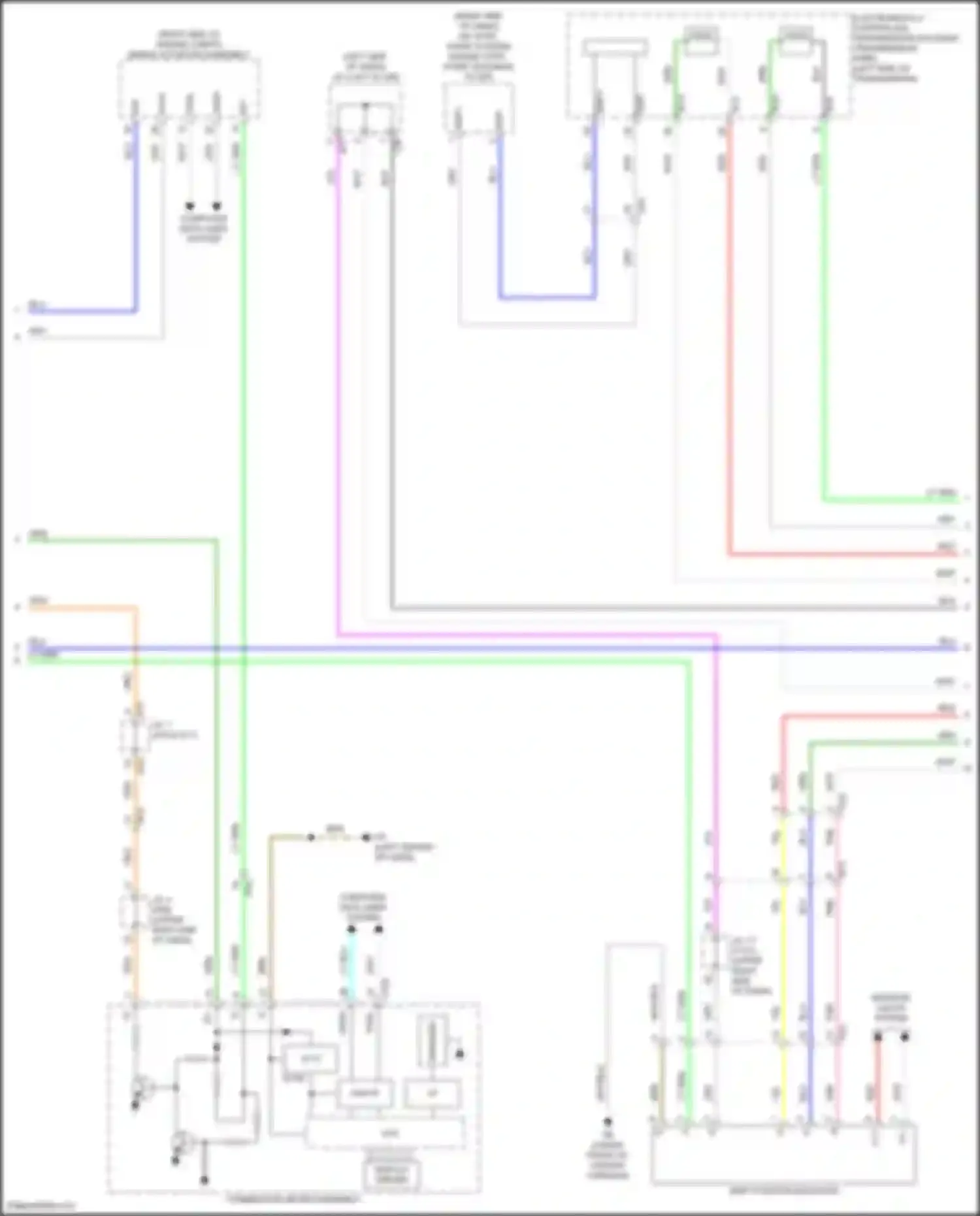 Wiring diagram engine stop, start solenoid filter for Toyota Highlander III facelift (2016-2019) (2 of 4)