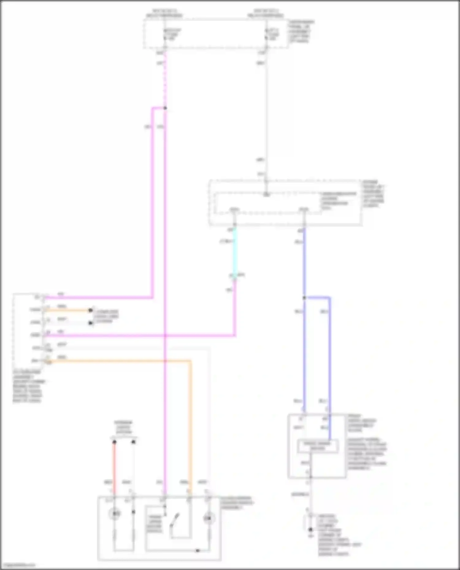 Wiring diagram front wiper deicer switch for Toyota Highlander III facelift (2016-2019) (1 of 1)