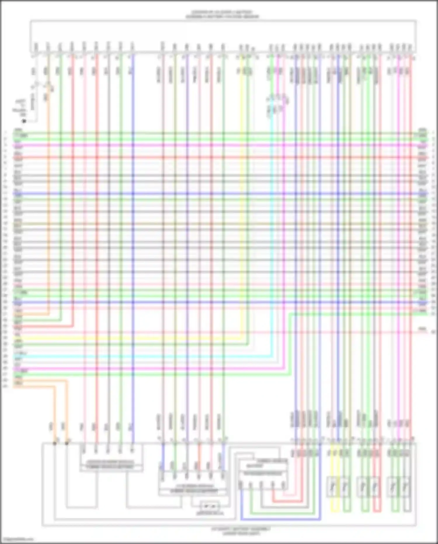 Wiring diagram left "c" pillar) for Toyota Highlander III facelift (2016-2019) (9 of 9)