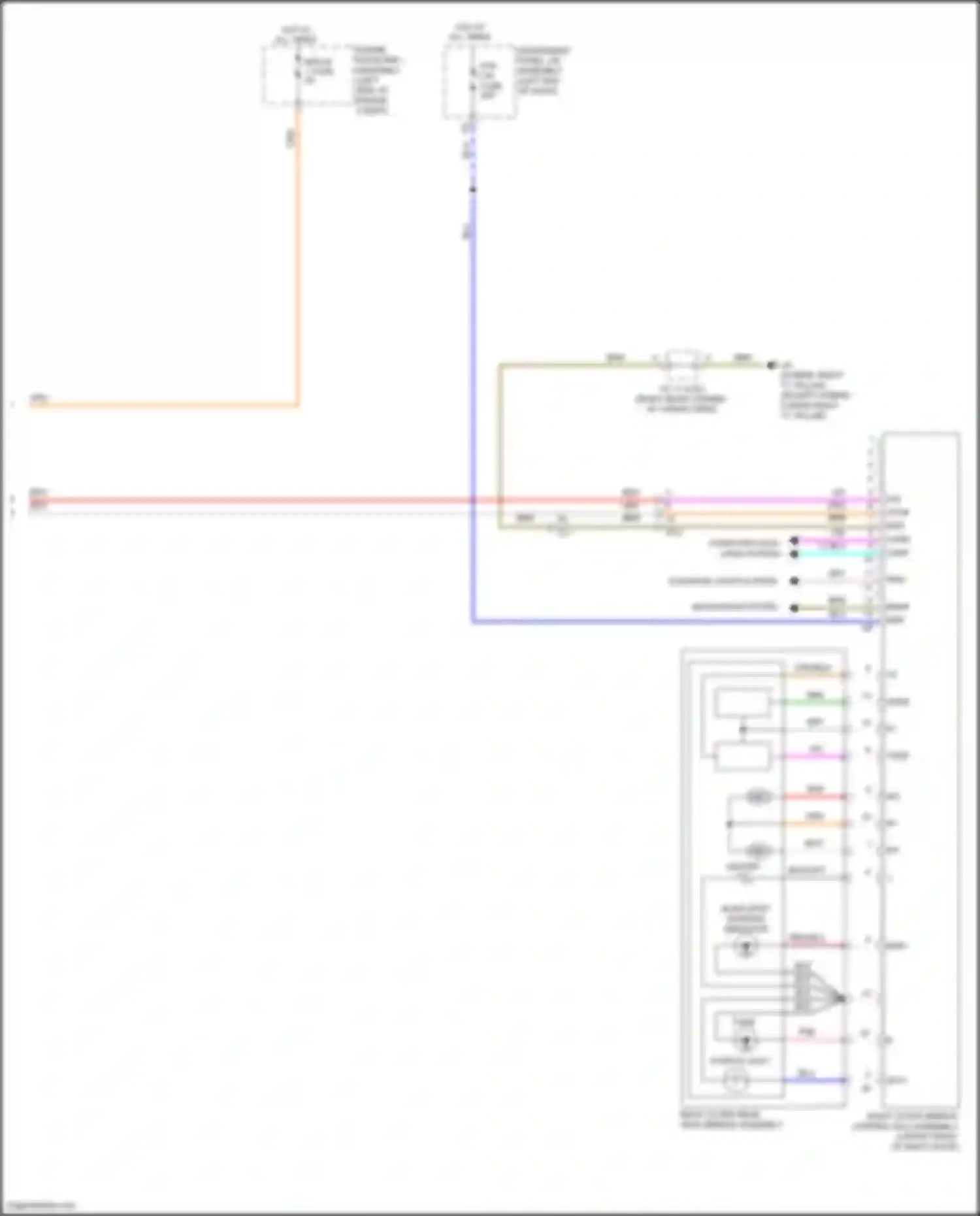 Wiring diagram navigation system for Toyota Highlander III facelift (2016-2019) (16 of 17)