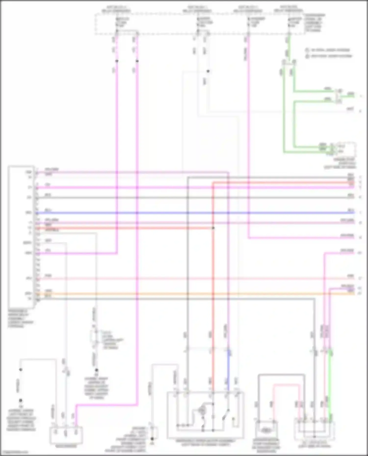 Wiring diagram rain sensor for Toyota Highlander III facelift (2016-2019) (1 of 3)