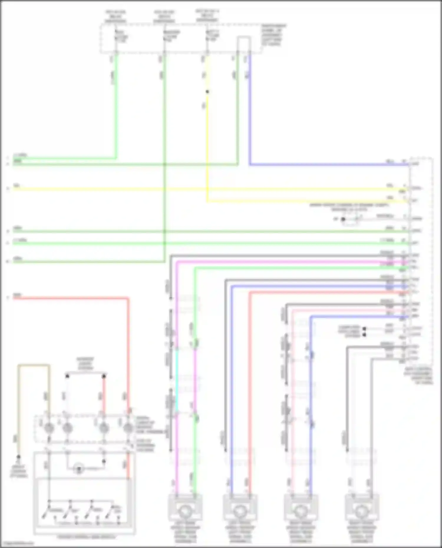 Wiring diagram right end of dash) for Toyota Highlander III facelift (2016-2019) (15 of 58)