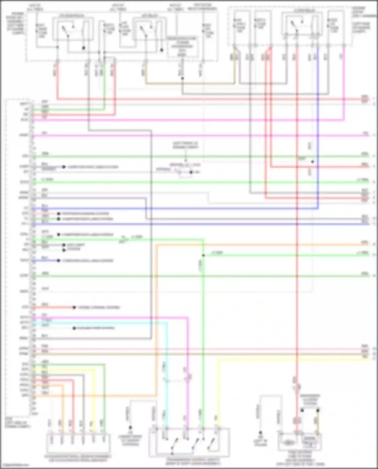 Wiring diagram semiconductor power integration ecu rdef for Toyota Highlander III facelift (2016-2019) (1 of 1)
