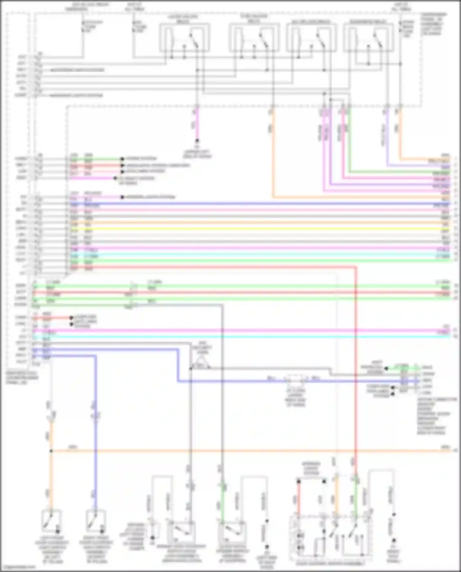 Wiring diagram shift interlock system for Toyota Highlander III facelift (2016-2019) (2 of 10)