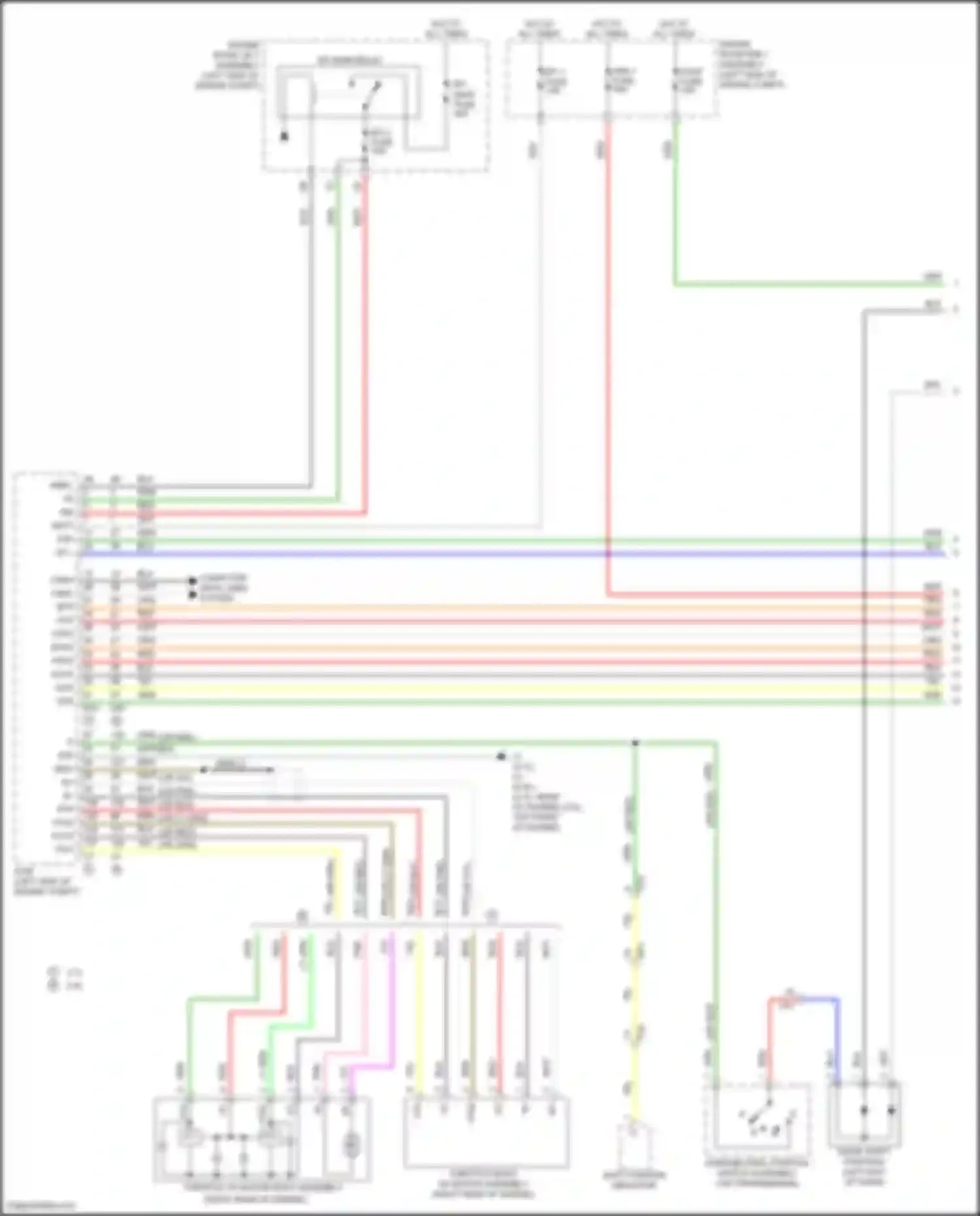 Wiring diagram shift position indicator for Toyota Highlander III facelift (2016-2019) (4 of 14)