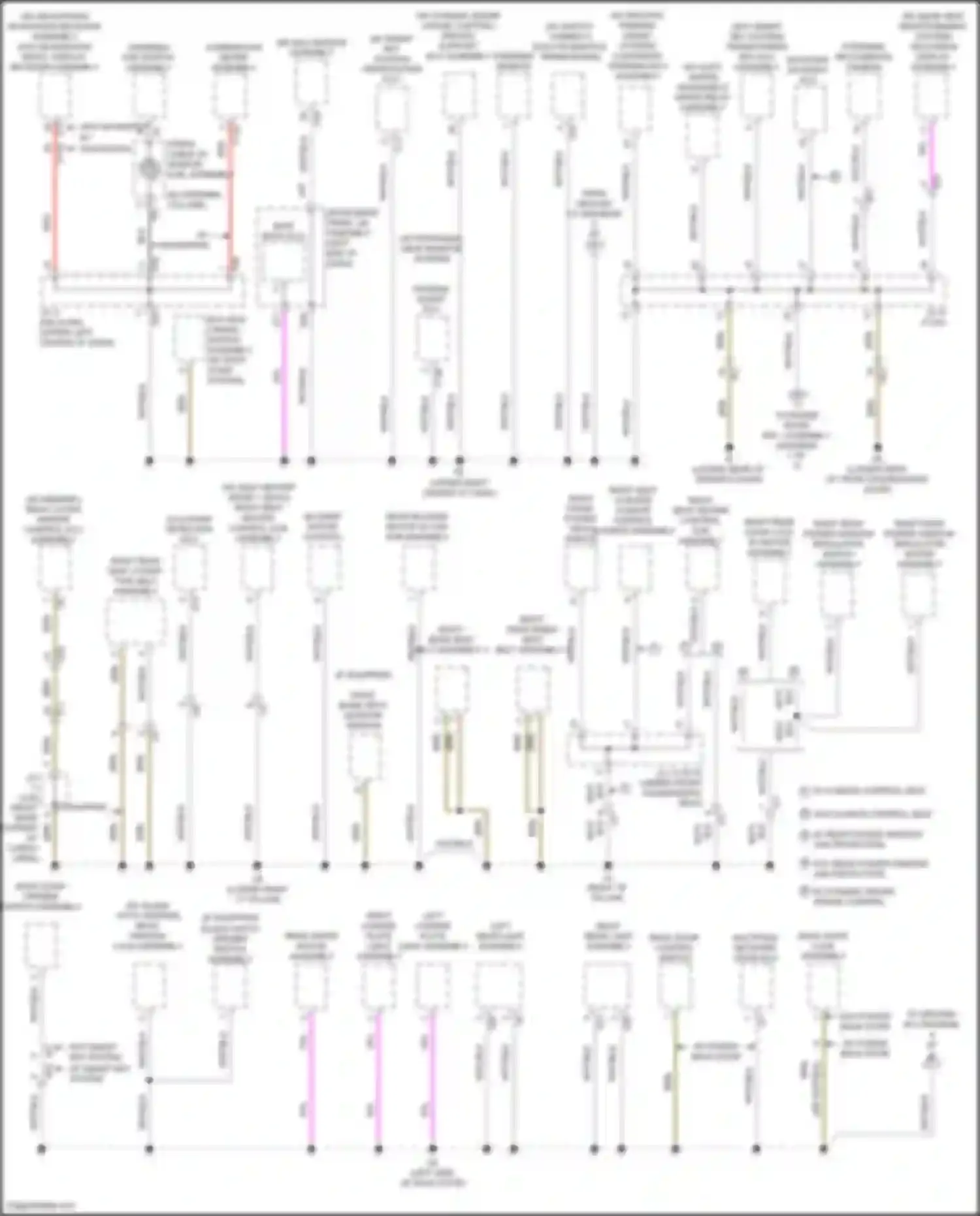 Wiring diagram steering sensor for Toyota Highlander III facelift (2016-2019) (6 of 7)