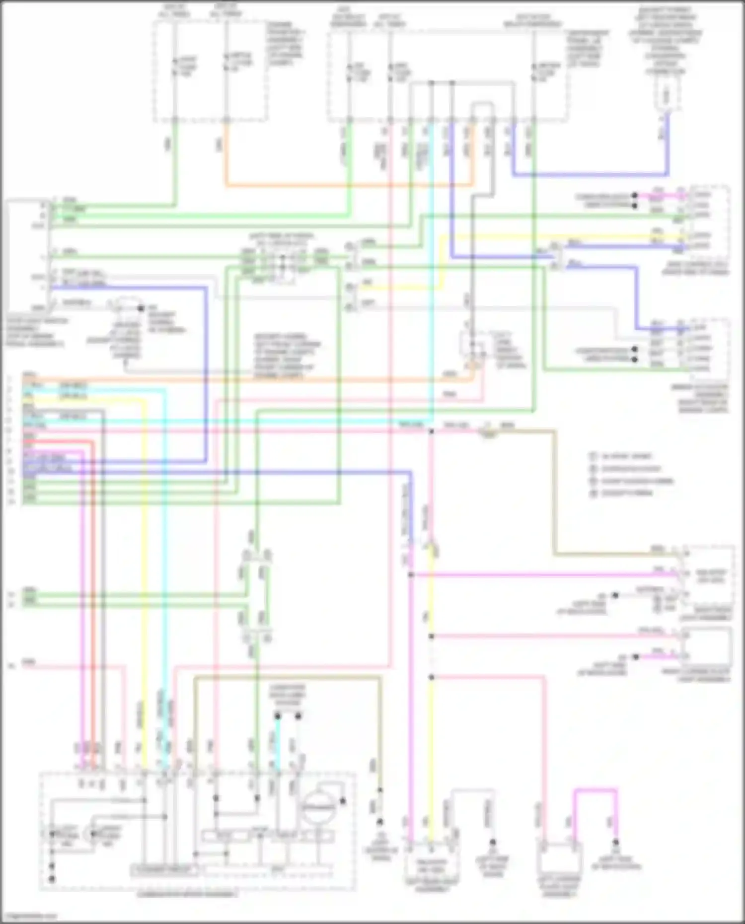 Wiring diagram stop light switch assembly for Toyota Highlander III facelift (2016-2019) (3 of 17)