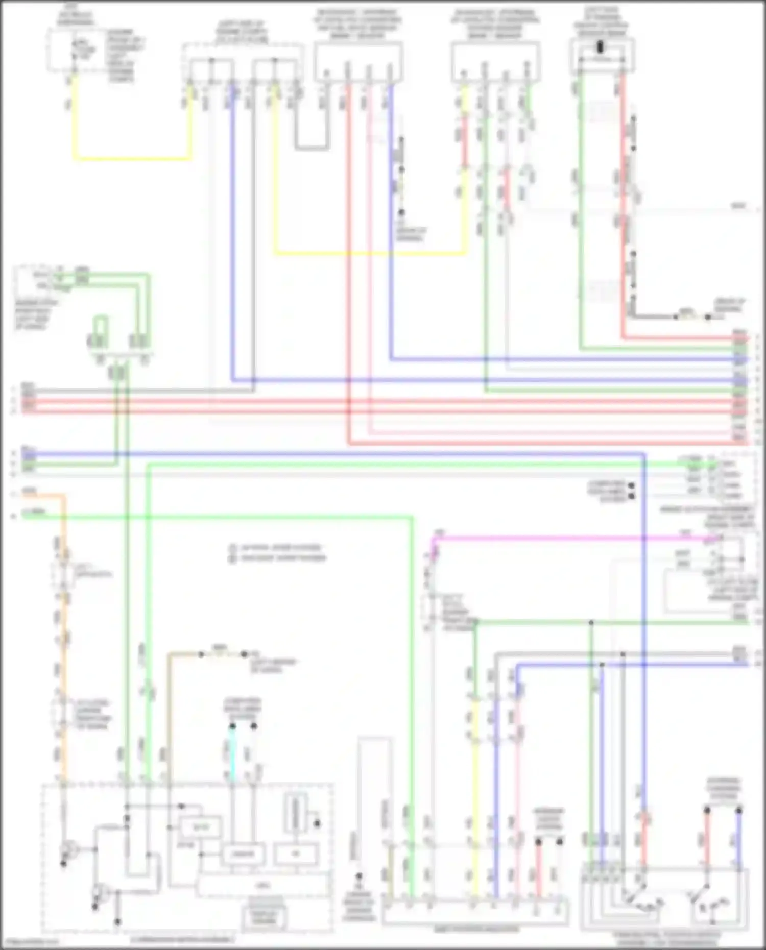 Wiring diagram w/ stop, start system w/o stop, start system for Toyota Highlander III facelift (2016-2019) (18 of 19)