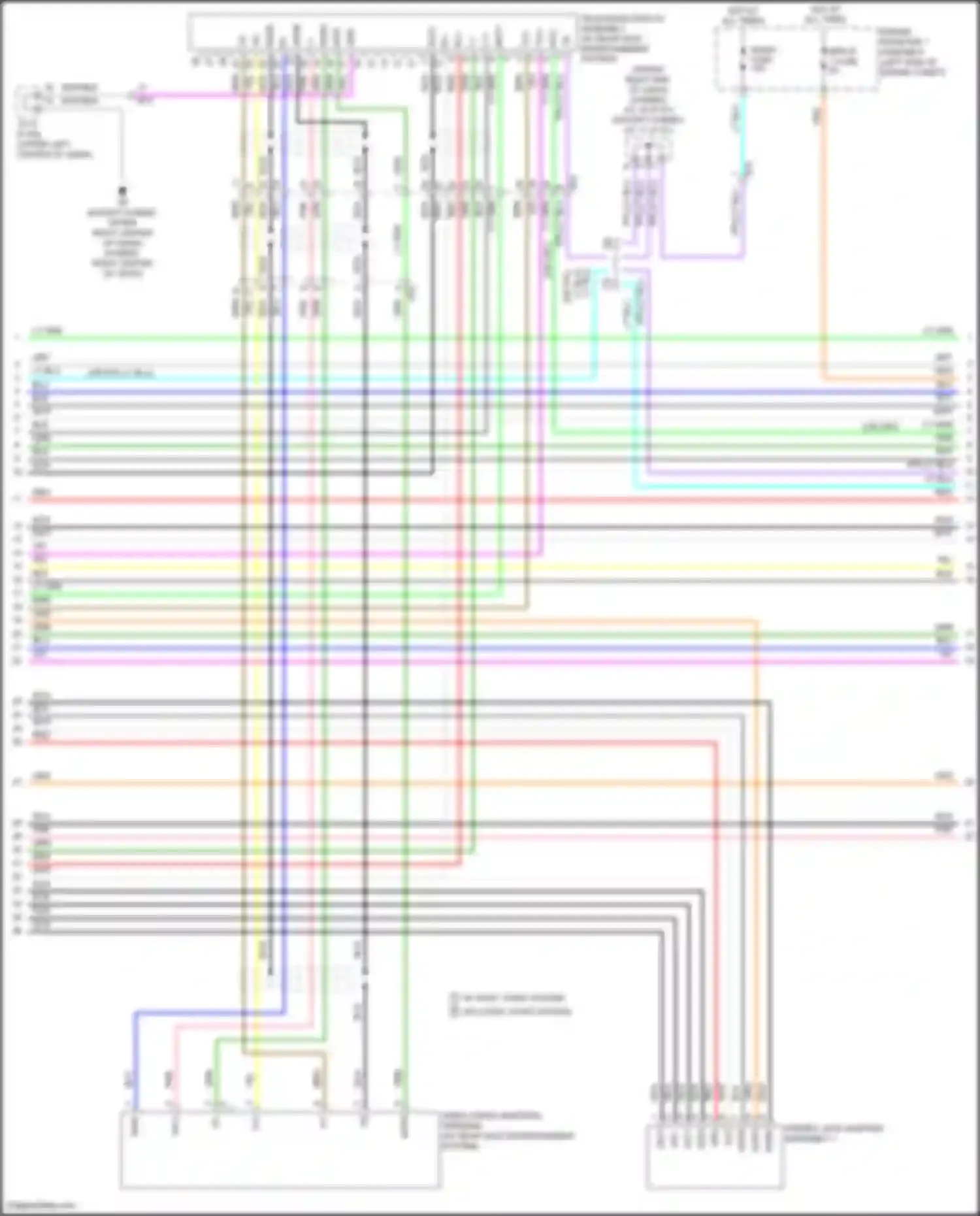 Wiring diagram w/ stop, start system w/o stop, start system for Toyota Highlander III facelift (2016-2019) (9 of 19)