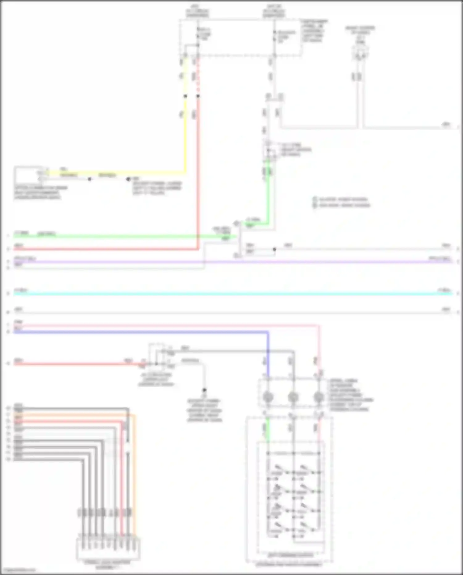 Wiring diagram w/ stop, start system w/o stop, start system for Toyota Highlander III facelift (2016-2019) (16 of 19)