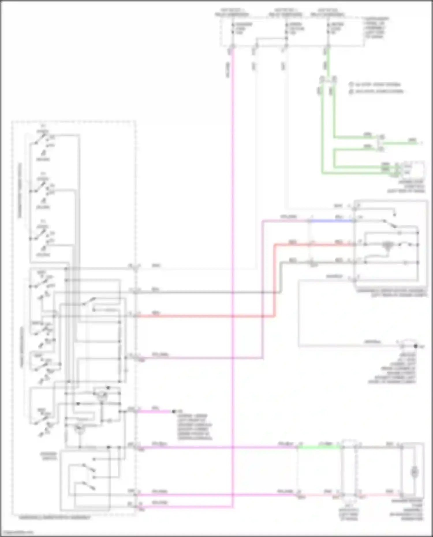Wiring diagram w/ stop, start system w/o stop, start system for Toyota Highlander III facelift (2016-2019) (17 of 19)