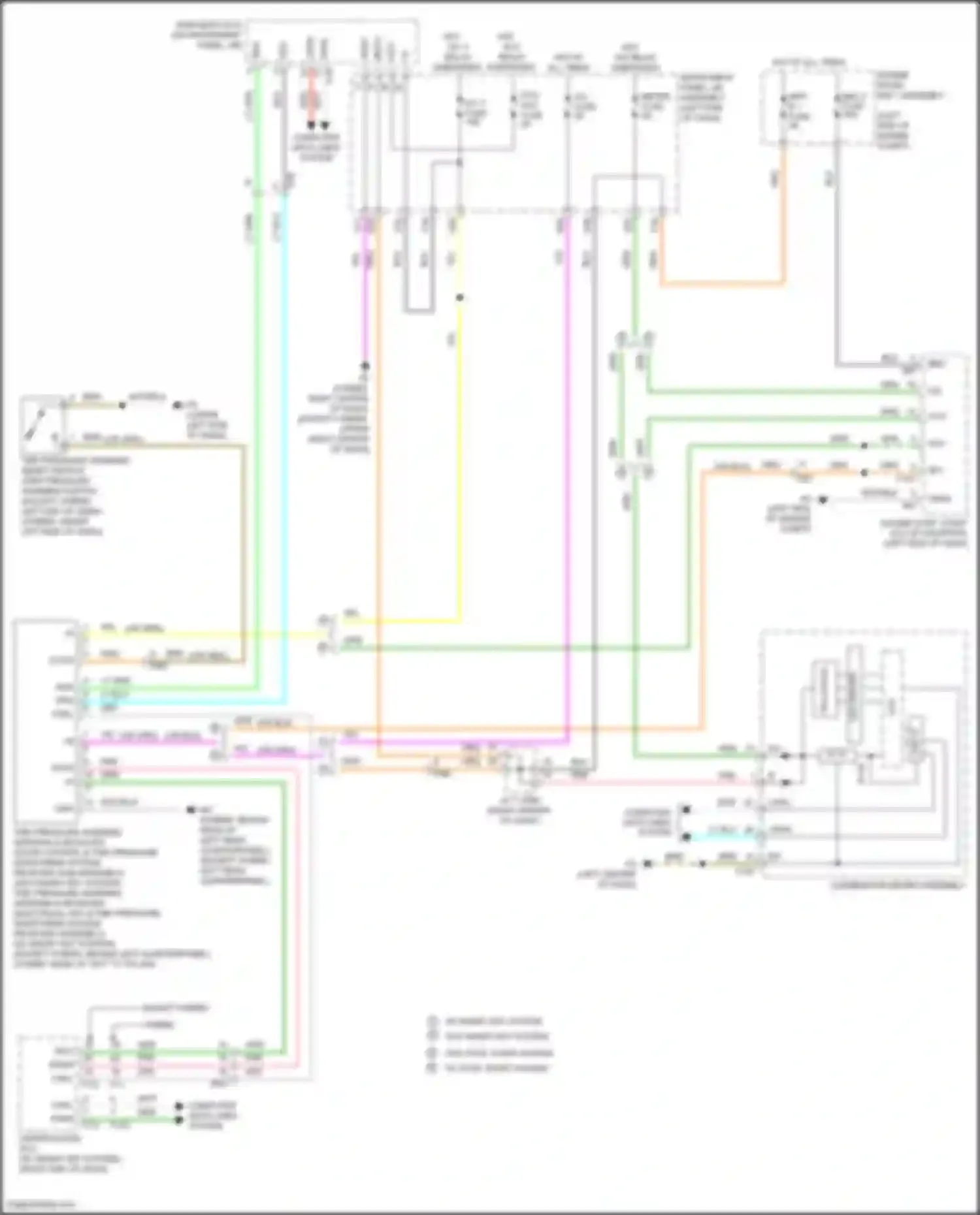 Wiring diagram w/o stop, start system w/ stop, start system for Toyota Highlander III facelift (2016-2019) (10 of 12)