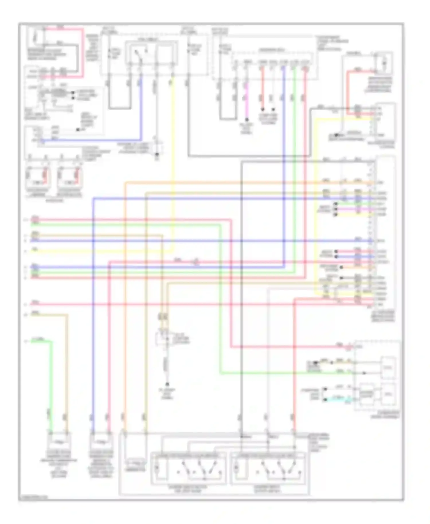 Highlander Toyota III (2013-2016): A/c circuit, except hybrid (3 of 3)