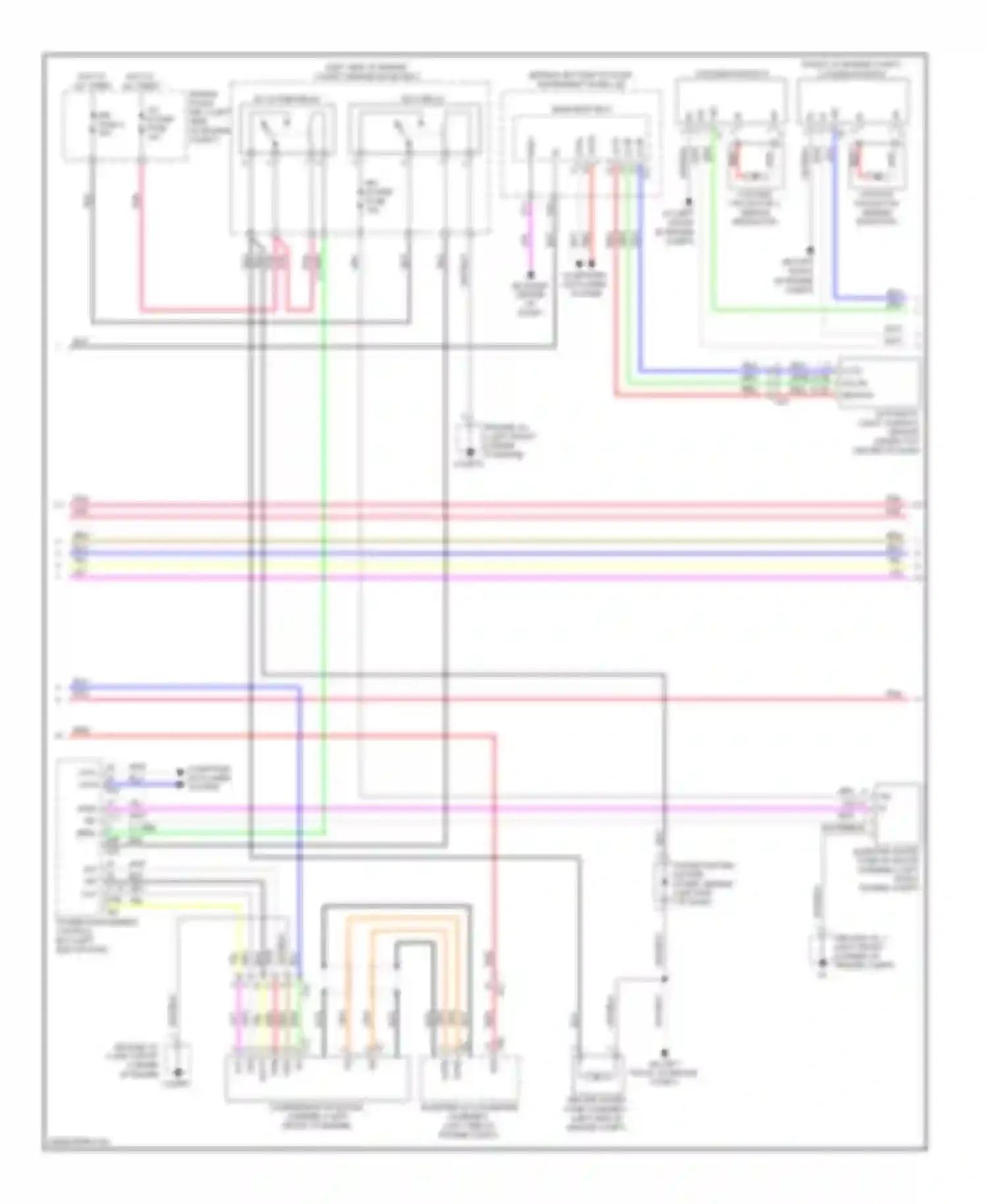 Highlander Toyota III (2013-2016): Automatic a/c circuit, hybrid (3 of 4)