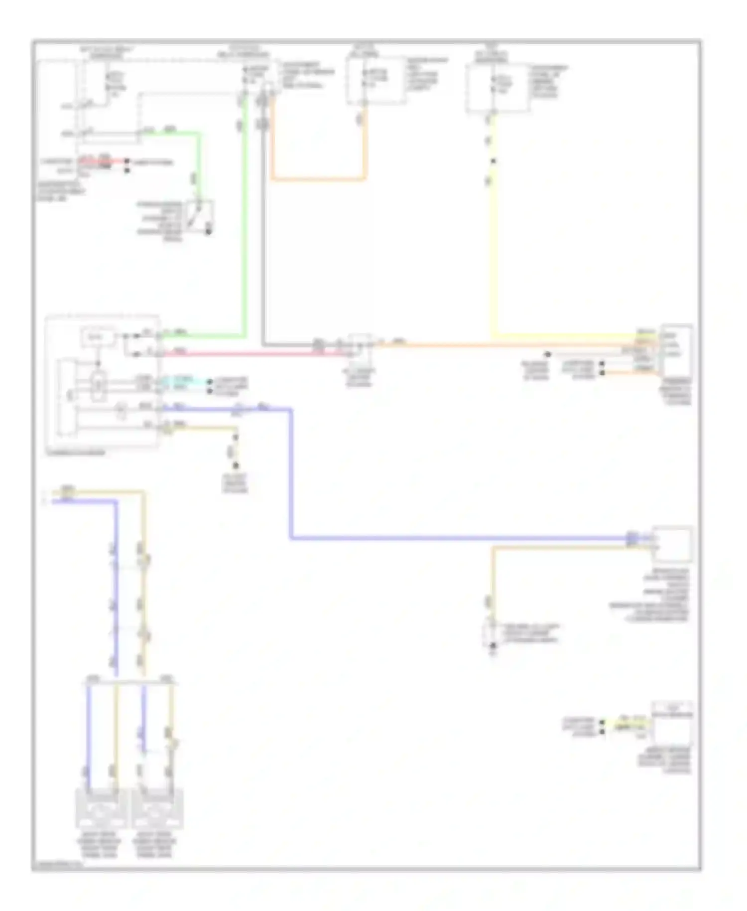 Highlander Toyota III (2013-2016): Anti-lock brakes circuit, except hybrid (2 of 2)