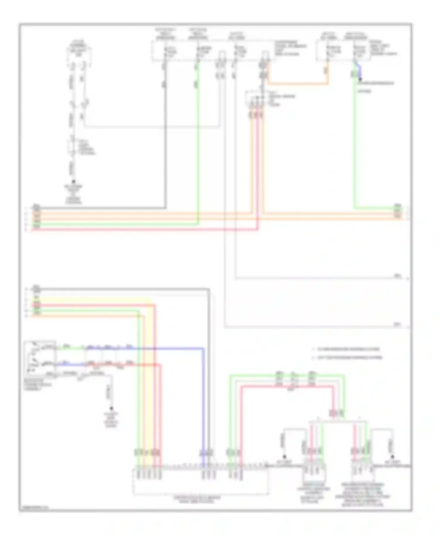 Highlander Toyota III (2013-2016): Forced entry circuit, except hybrid with smart key system (4 of 5)