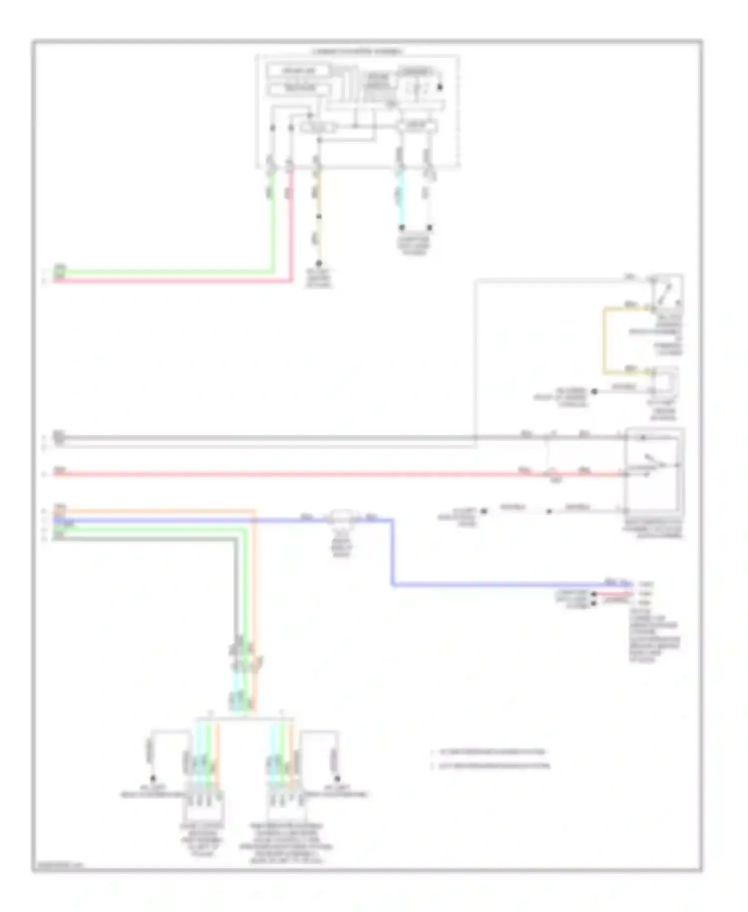 Highlander Toyota III (2013-2016): Forced entry circuit, except hybrid without smart key system (4 of 4)