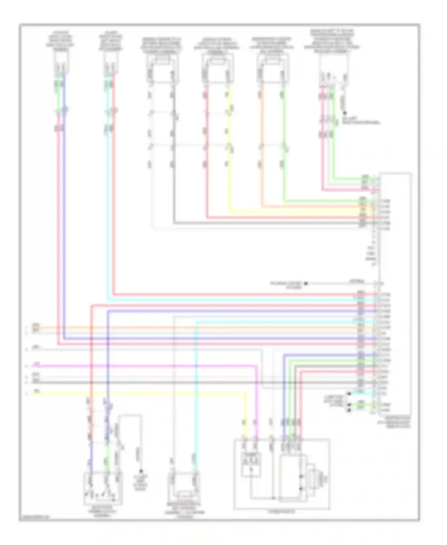 Highlander Toyota III (2013-2016): Forced entry circuit, hybrid (5 of 5)