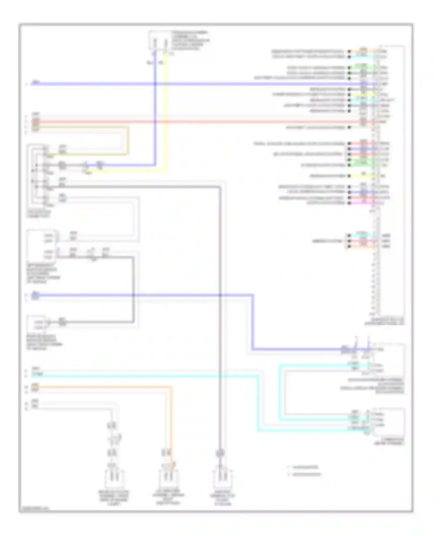 Highlander Toyota III (2013-2016): Body ecu circuit, except hybrid (3 of 3)