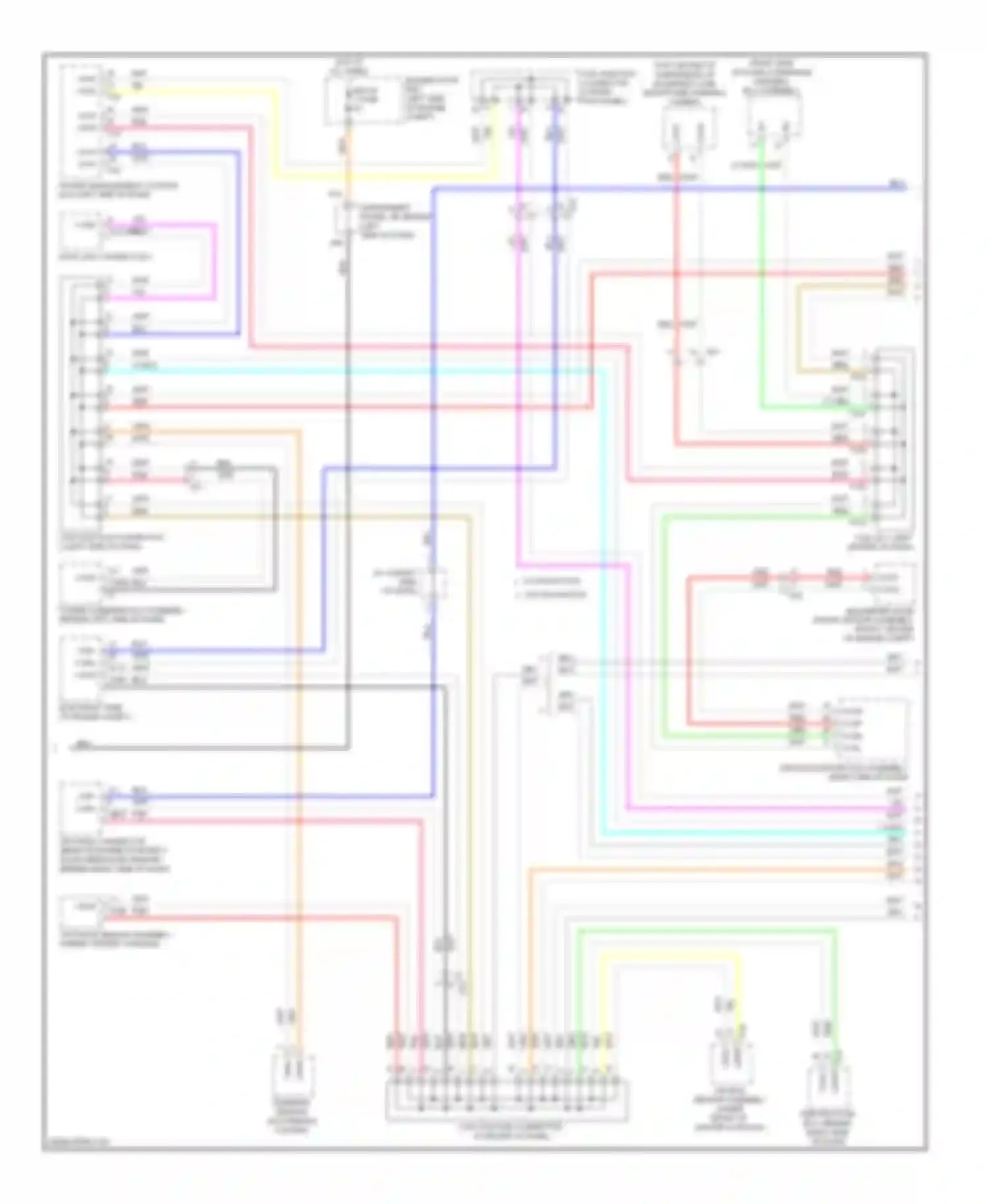 Highlander Toyota III (2013-2016): Body ecu circuit, hybrid (2 of 3)