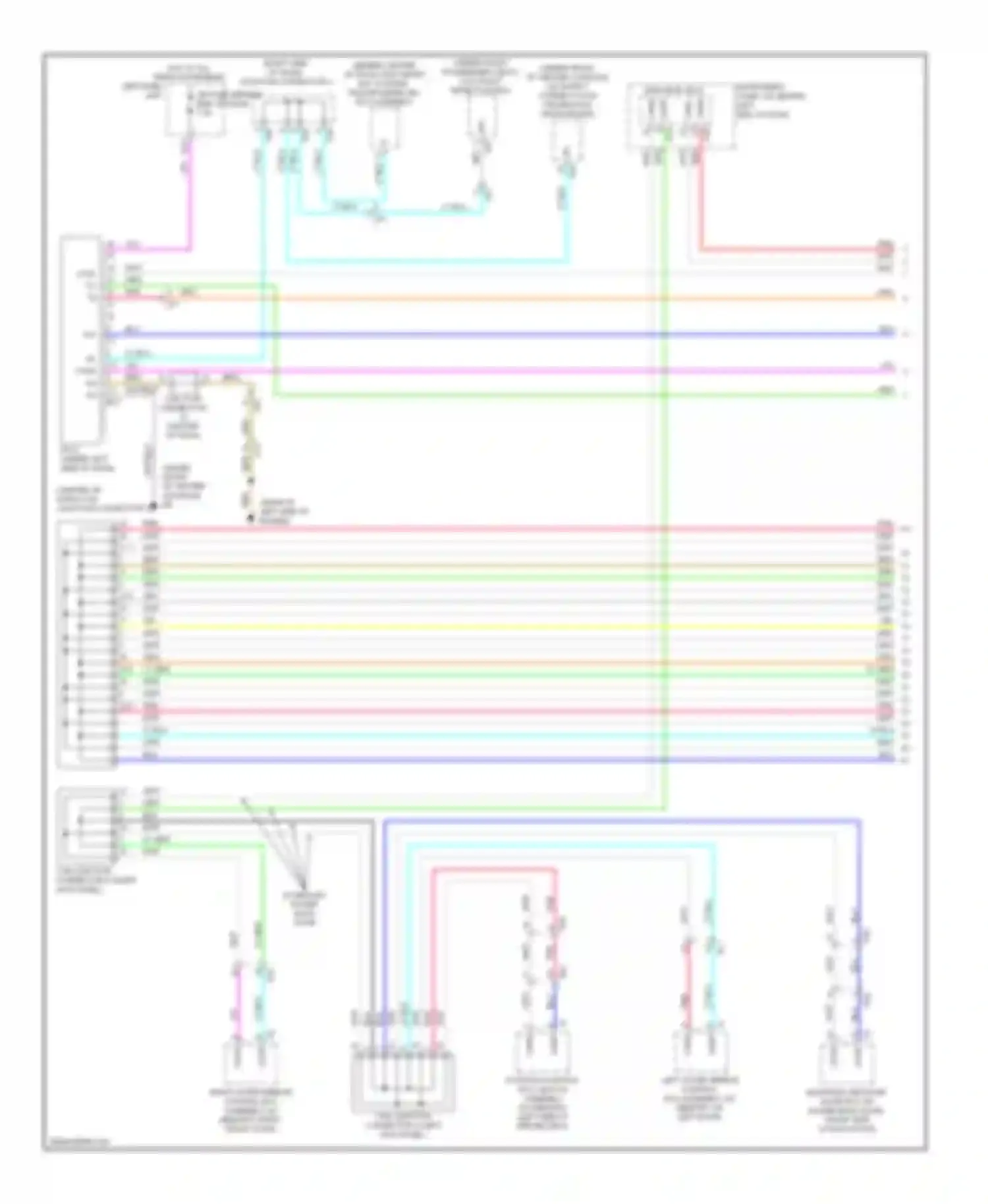 Highlander Toyota III (2013-2016): Computer data lines circuit, except hybrid (1 of 3)