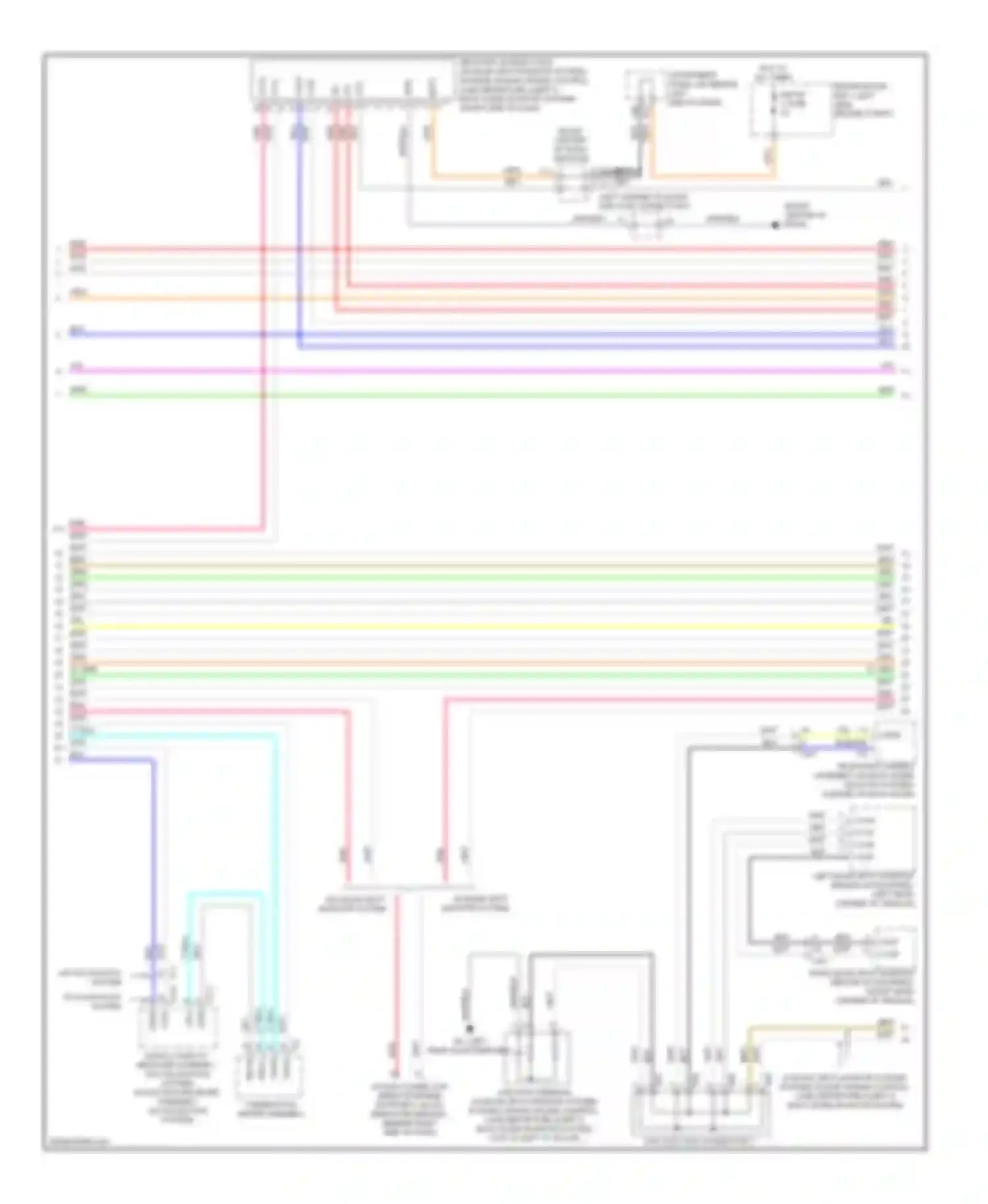 Highlander Toyota III (2013-2016): Computer data lines circuit, except hybrid (2 of 3)