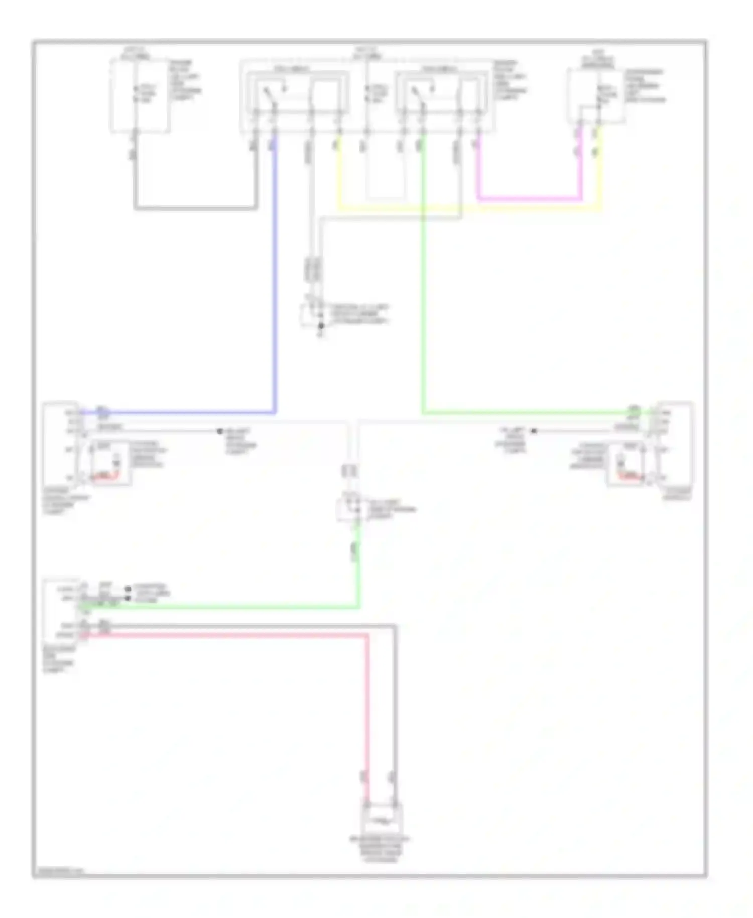 Highlander Toyota III (2013-2016): Cooling fan circuit, hybrid