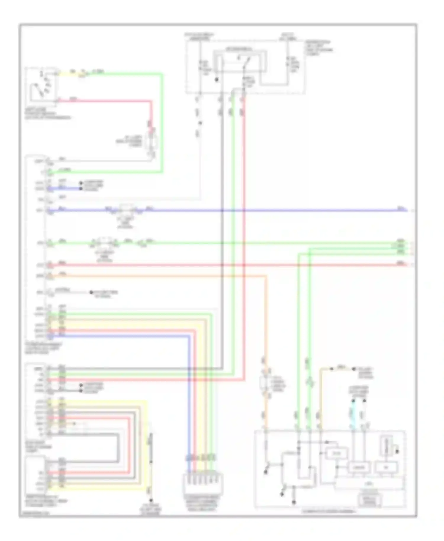 Highlander Toyota III (2013-2016): Cruise control circuit, hybrid (1 of 2)